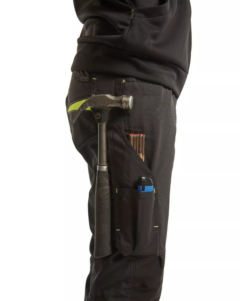 Blaklader 719513309933, Damen Stretch Arbeitshose, Schwarz/Gelb, image 11, gallery thumbnail