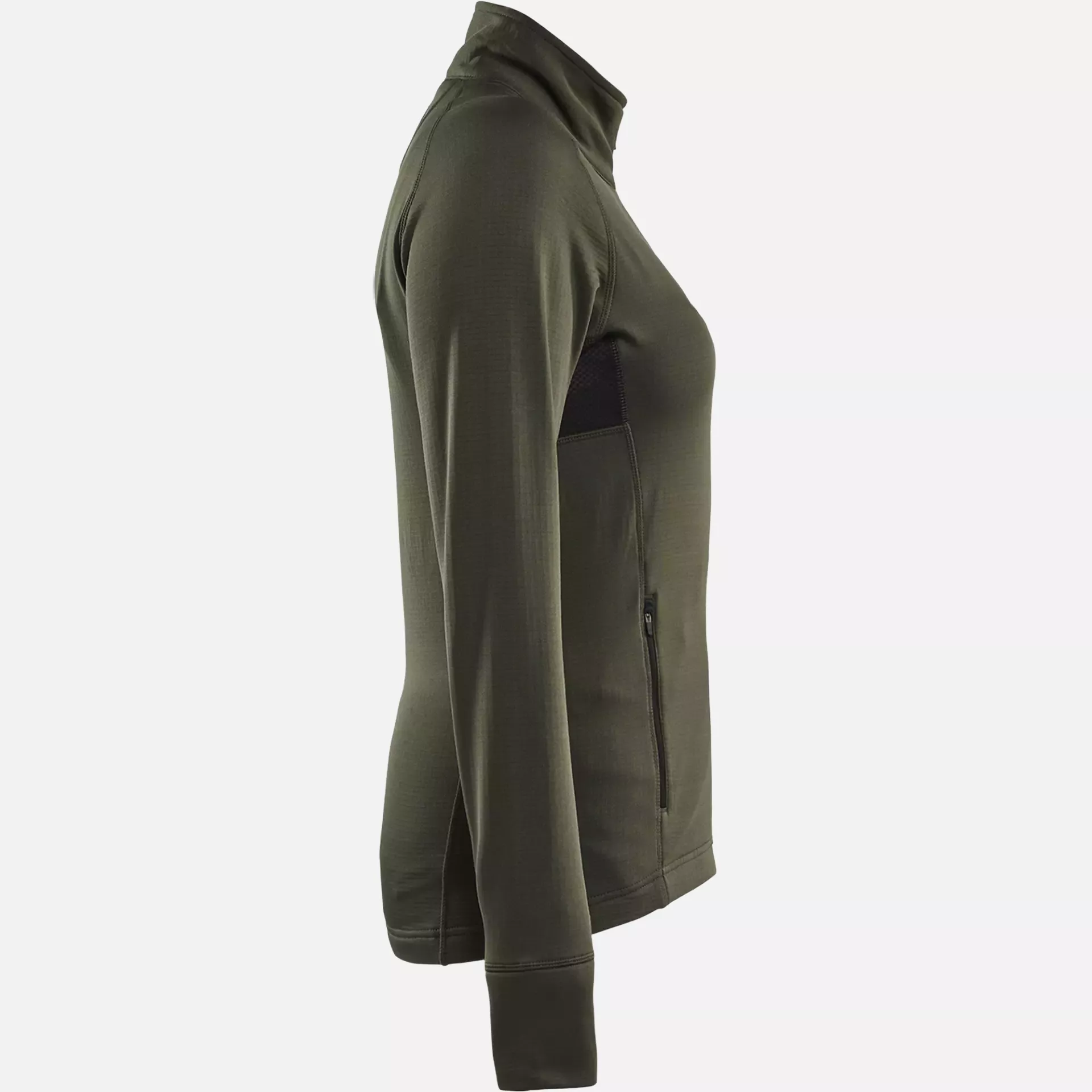 Blaklader 474525394209, STRIKER Women's Fleece Jacket, Forest Green, image 2