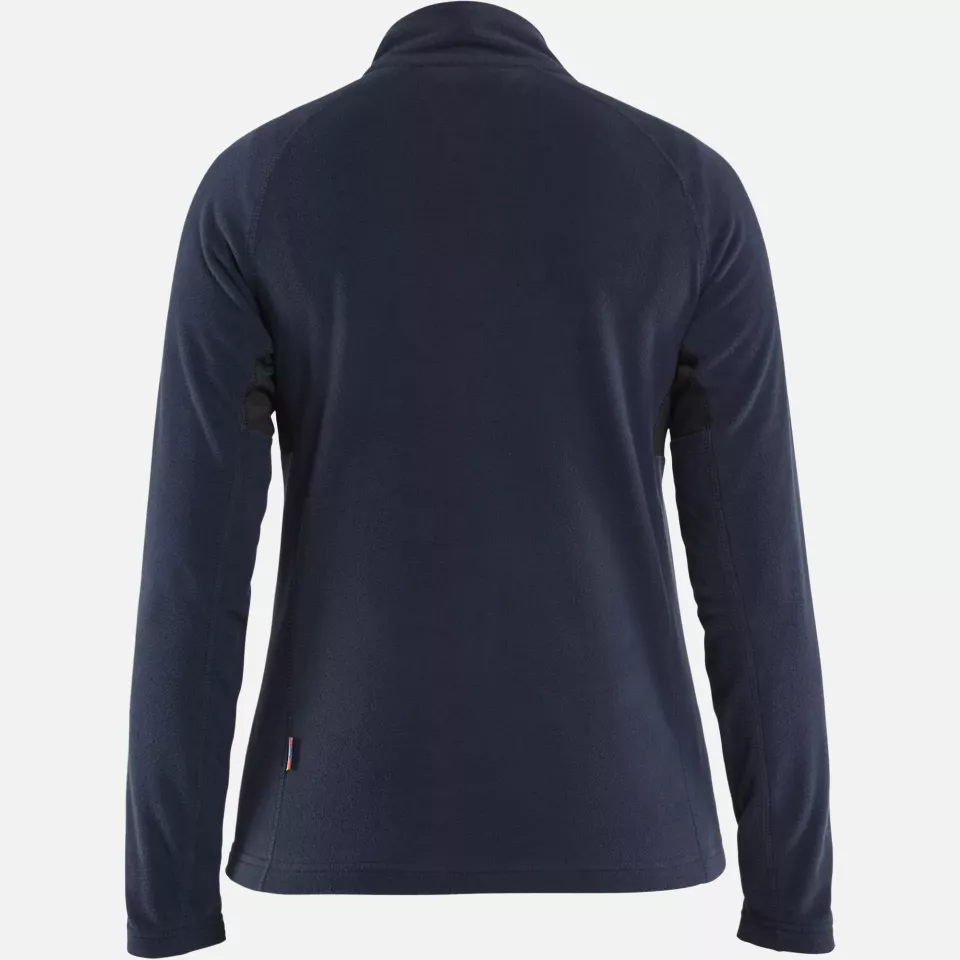 Blaklader 472210108600, Ladies Microfleece Jacket, Dark Navy, image 4, gallery thumbnail
