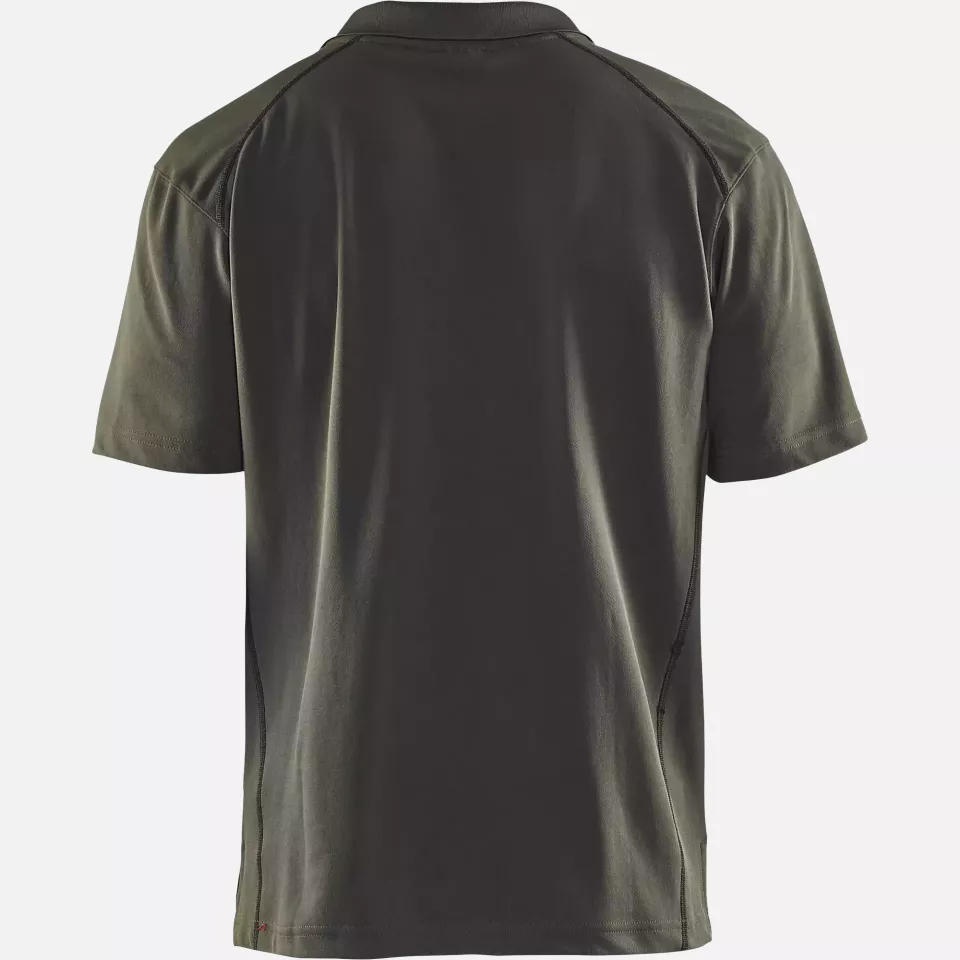 Blaklader 332610514600, UV Protection Polo Shirt, Army Green, image 4, gallery thumbnail
