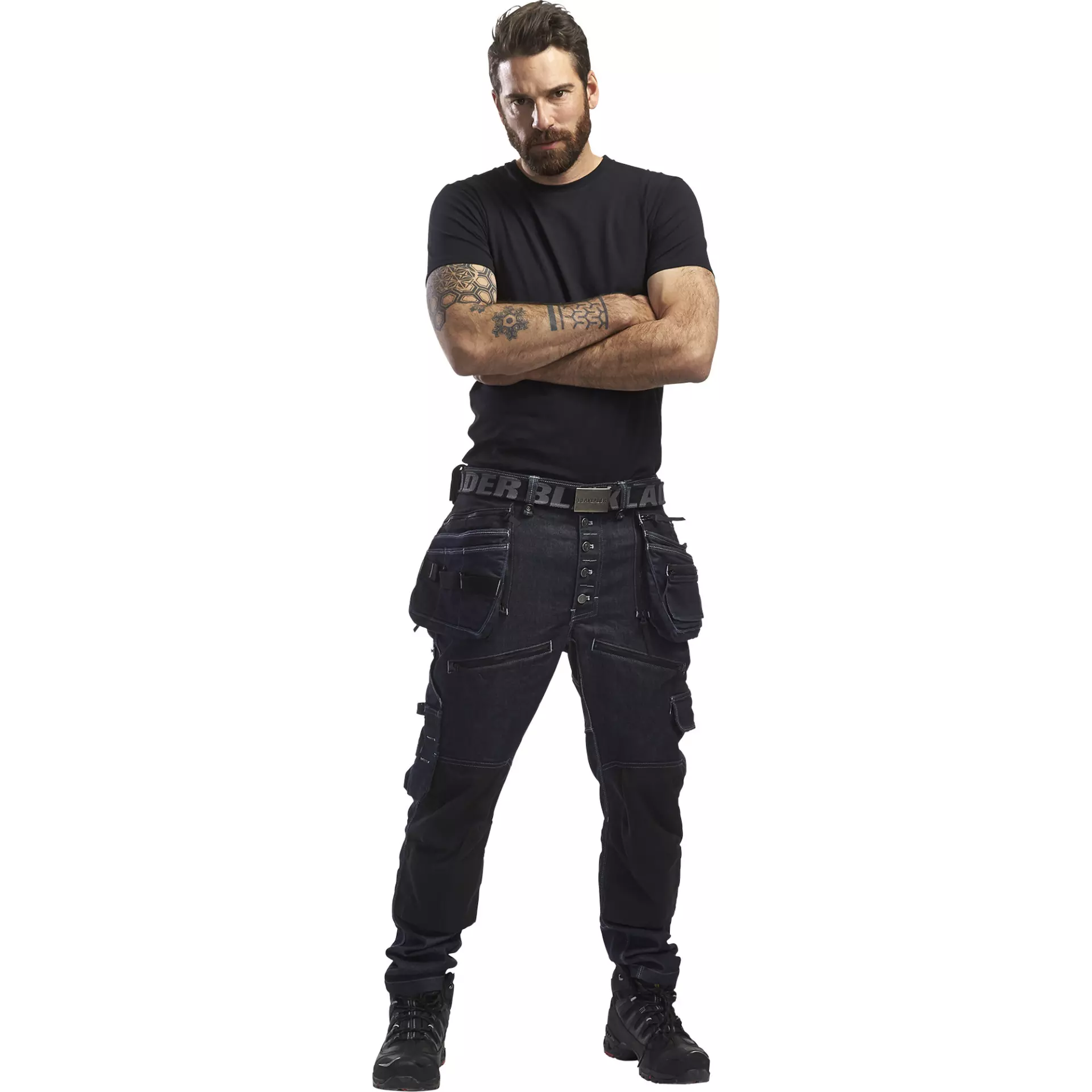 Blaklader 199911418999, X1900 Stretch Handwerker Arbeitshose, Marineblau/Schwarz, image 5