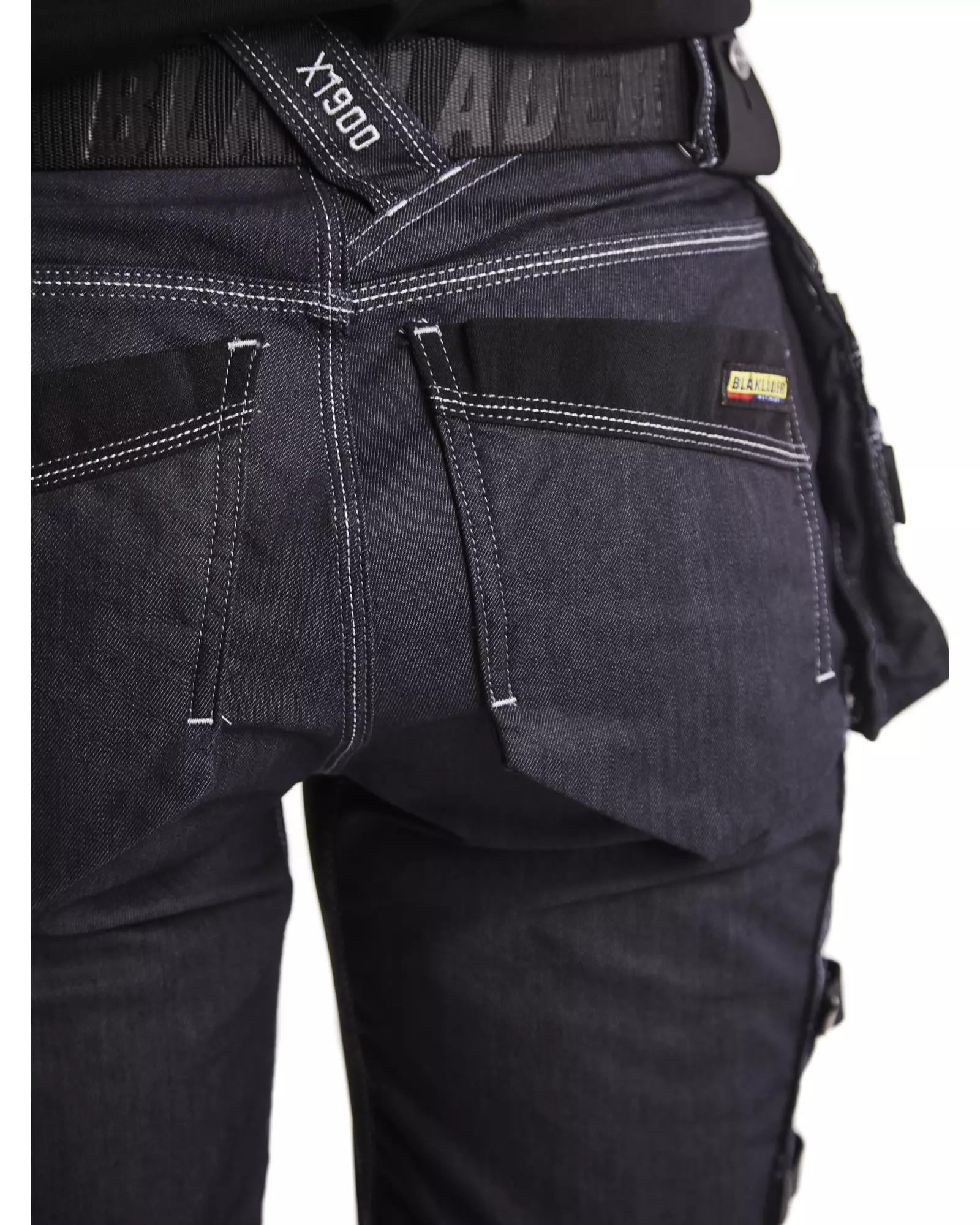 Blaklader 799011418999, X1900 Women's Stretch Craftsman Work Trousers, Navy/Black, image 9