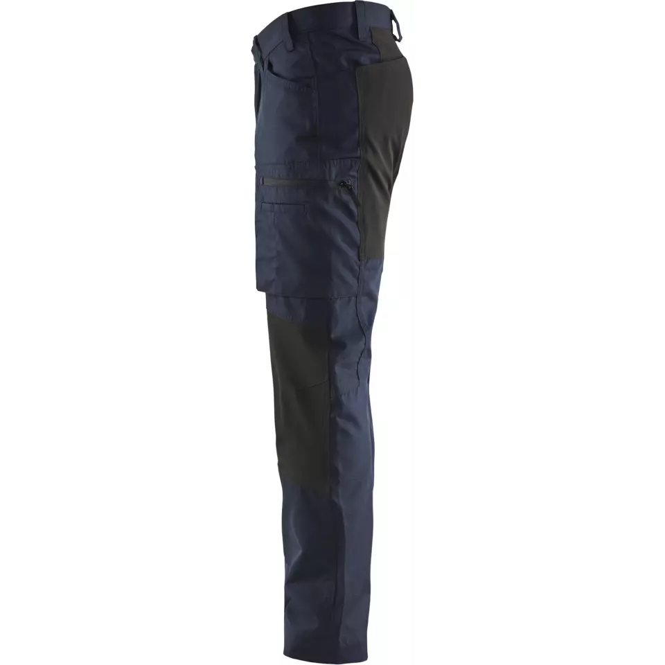 Blaklader 145918458699, Stretch Work Trousers, Dark Navy/Black, image 3, gallery thumbnail