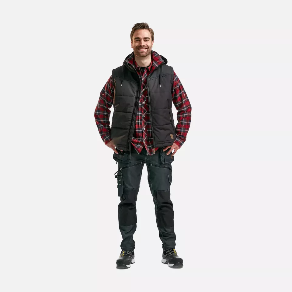 Blaklader 389918459800, Winter Vest, Dark Grey, image 3, gallery thumbnail