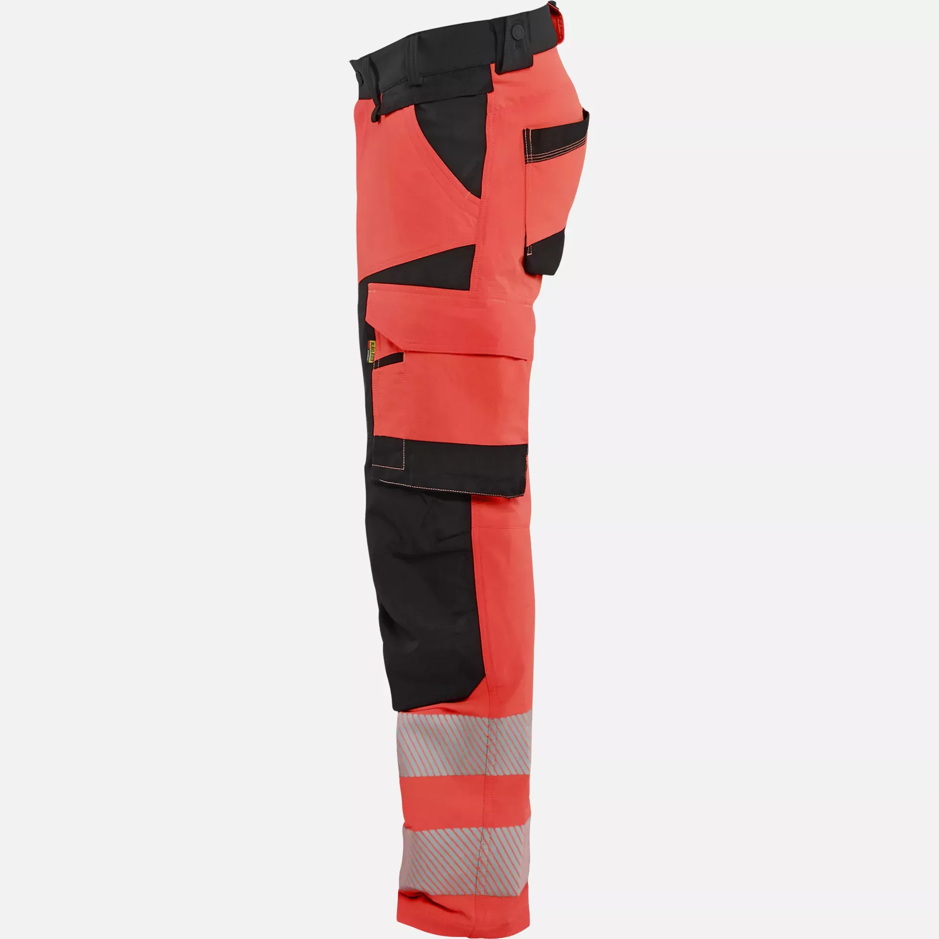 Blaklader 112416485599, Hi-Vis Work Trousers 4-Way Stretch, Hi-Vis Red/Black, image 3