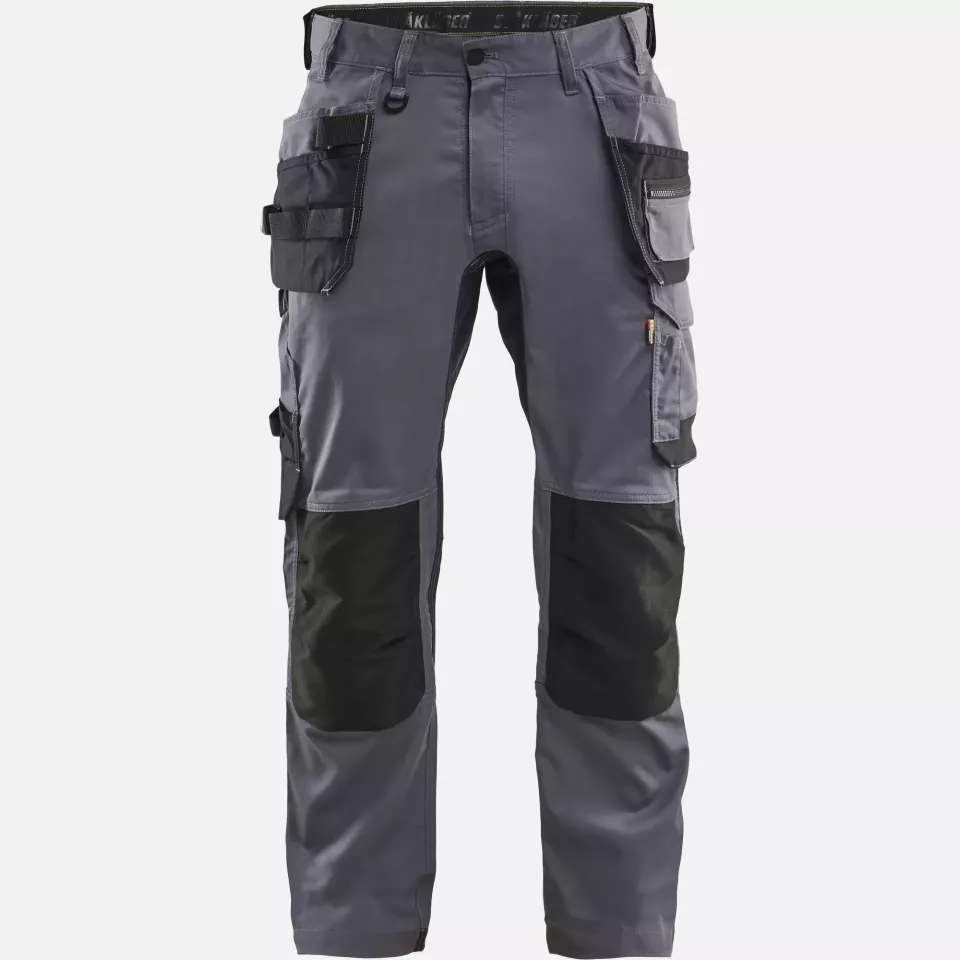 Blaklader 175018329600, Stretch Craftsman Work Trousers, Medium Grey, image 1, gallery thumbnail