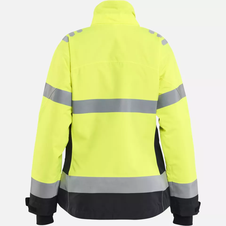 Blaklader 476219773399, Women's High Vis Winter Jacket Lightly Lined, High Vis Yellow/Black, image 4, gallery thumbnail