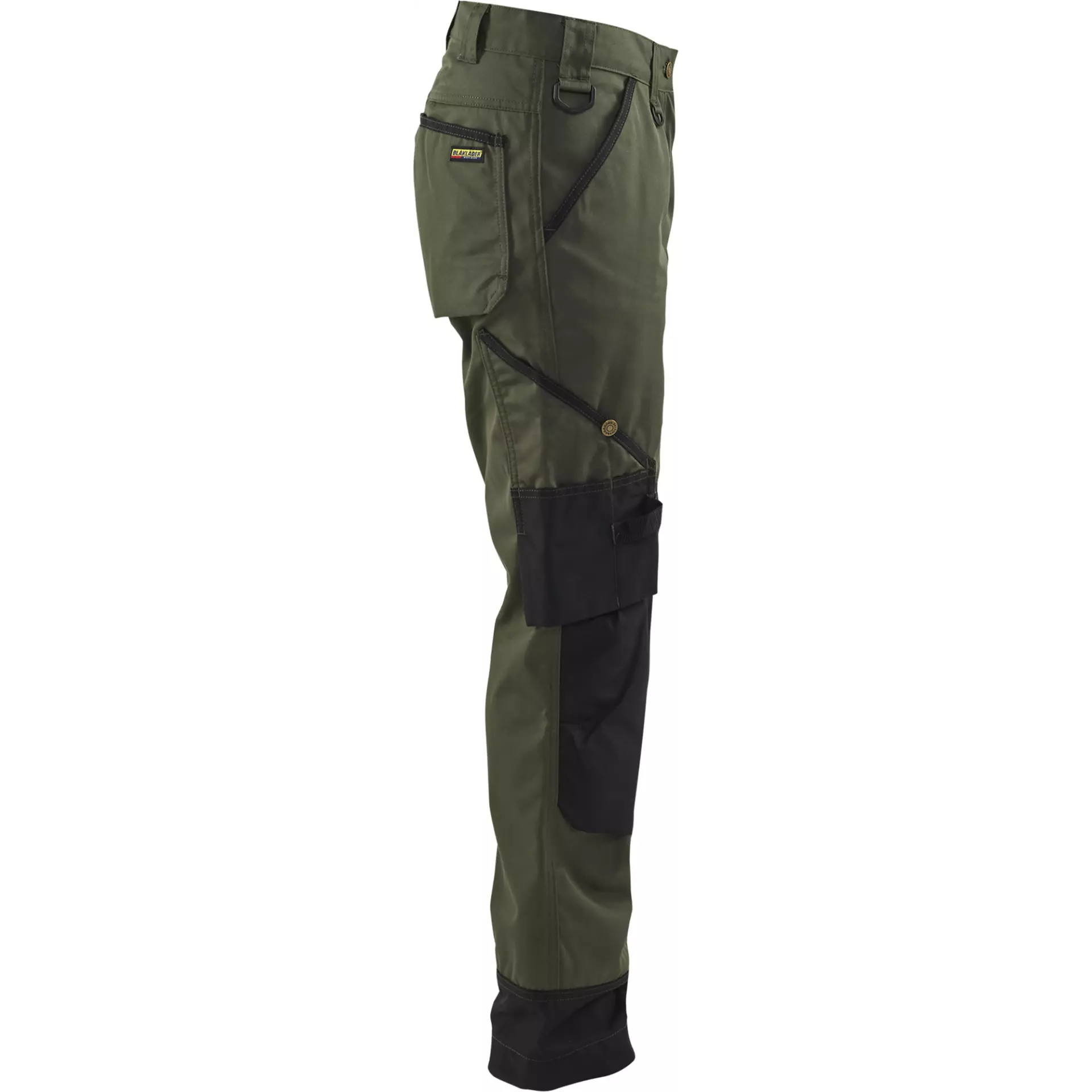 Blaklader 715418354699, Women's Garden Work Trousers, Army Green/Black, image 2