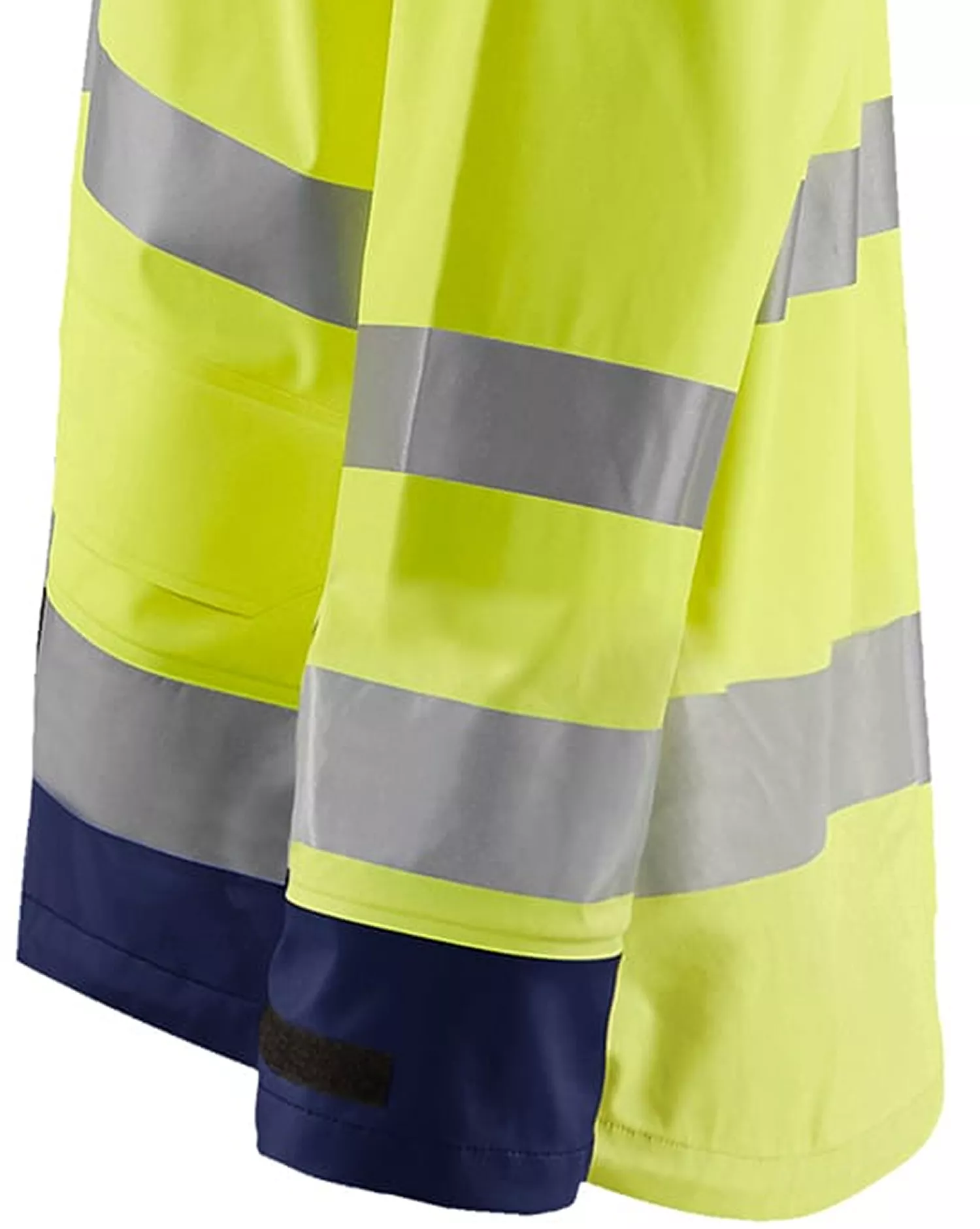 Blaklader 432320003389, High Vis Rain Jacket, Yellow/Navy Blue, image 7
