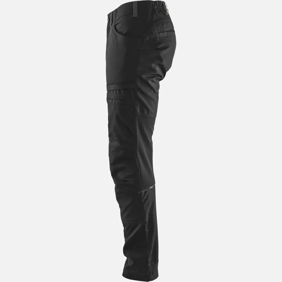 Blaklader 145618459998, Stretch Work Trousers, Black/Dark Grey, image 3, gallery thumbnail