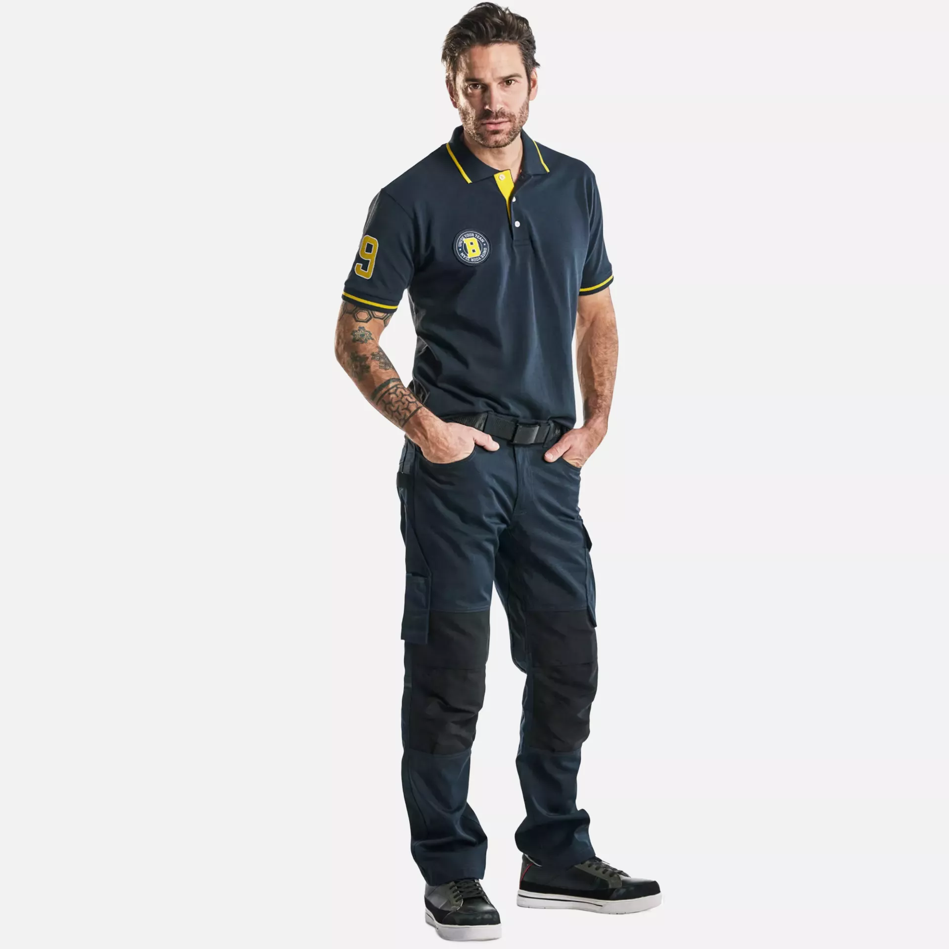 Blaklader 149513308699, Stretch Arbeitshose, Dunkel Marineblau/Schwarz, image 5