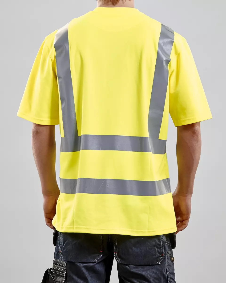 Blåkläder 338010703300, High Vis UV Protection T-Shirt, Yellow, image 6, gallery thumbnail