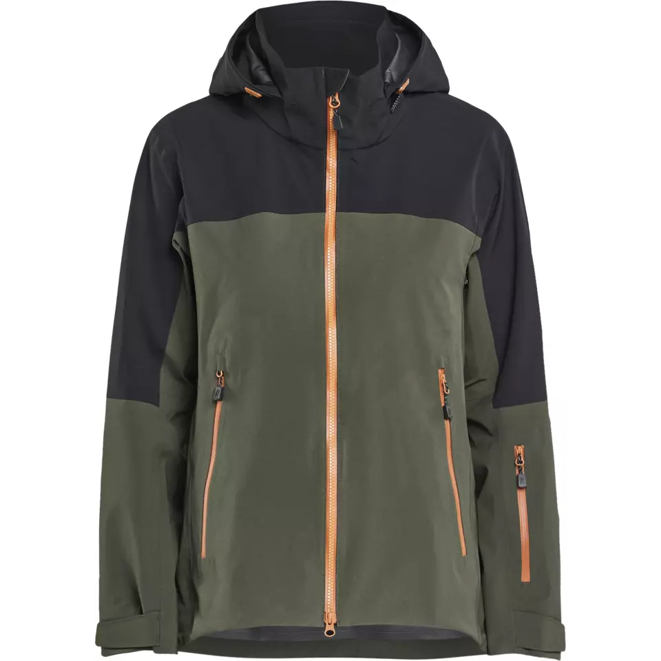 Blåkläder 470819164240, STRIKER Damen Stretch Shell Jacke, Waldgrün/Rost, image 1, gallery thumbnail