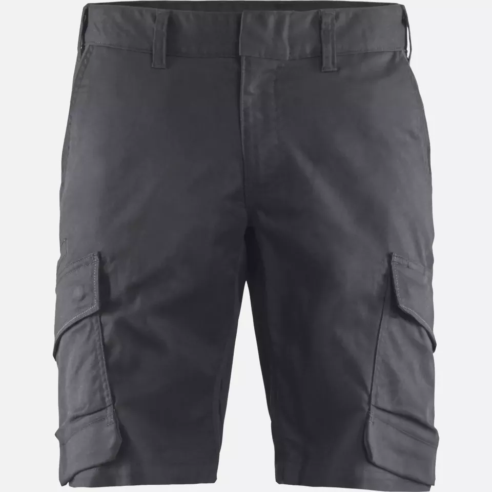 Blaklader 144618329699, Industry Stretch Shorts, Medium Grey/Black, image 1, gallery thumbnail
