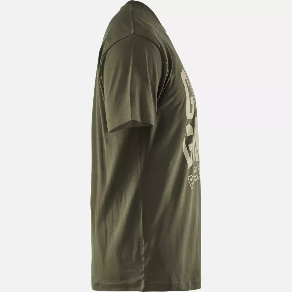 Blaklader 942110424209, Grit and Grind T-Shirt, Waldgrün, image 2, gallery thumbnail