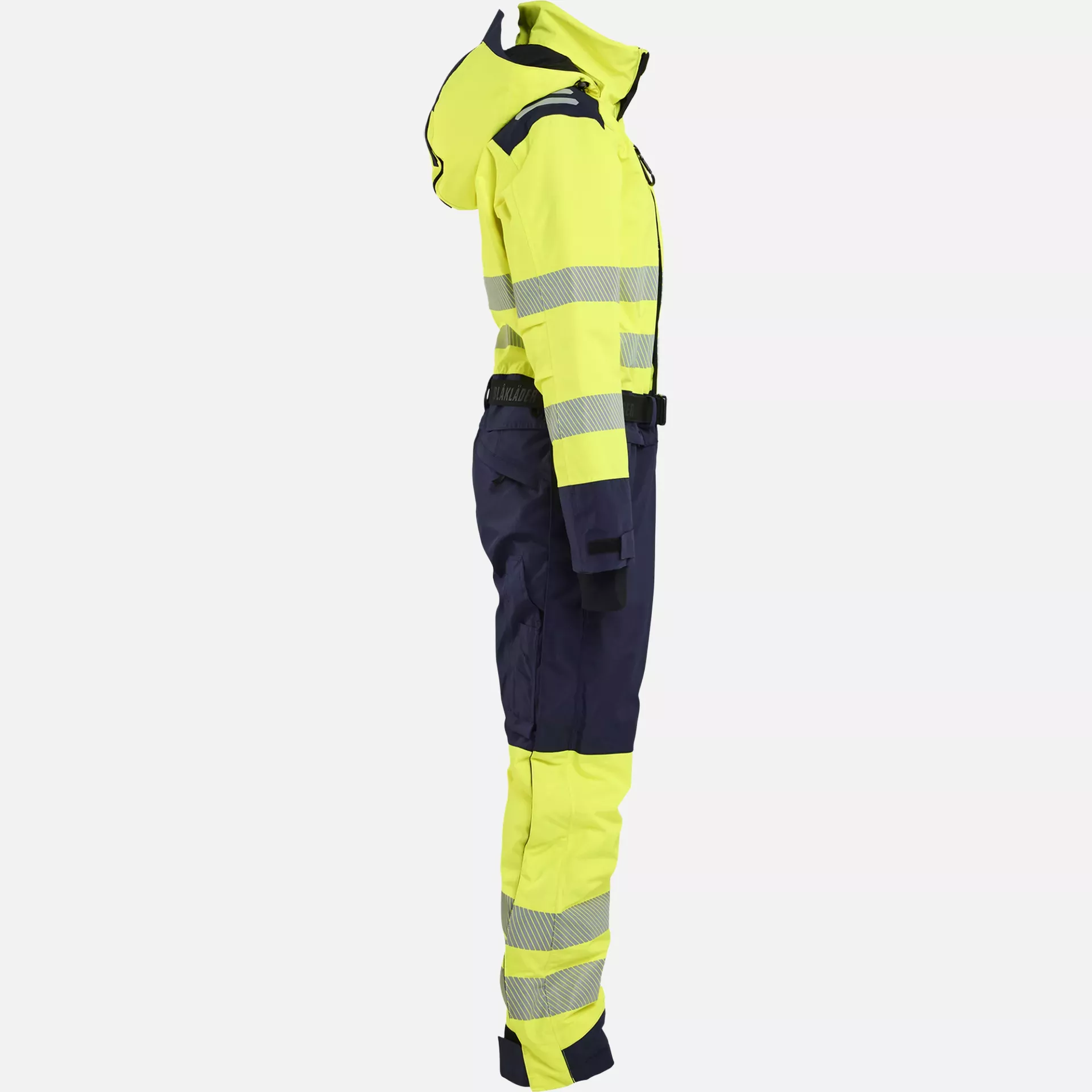 Blaklader 672619773389, Ladies High Vis Winter Coverall, High Vis Yellow/Navy, image 2