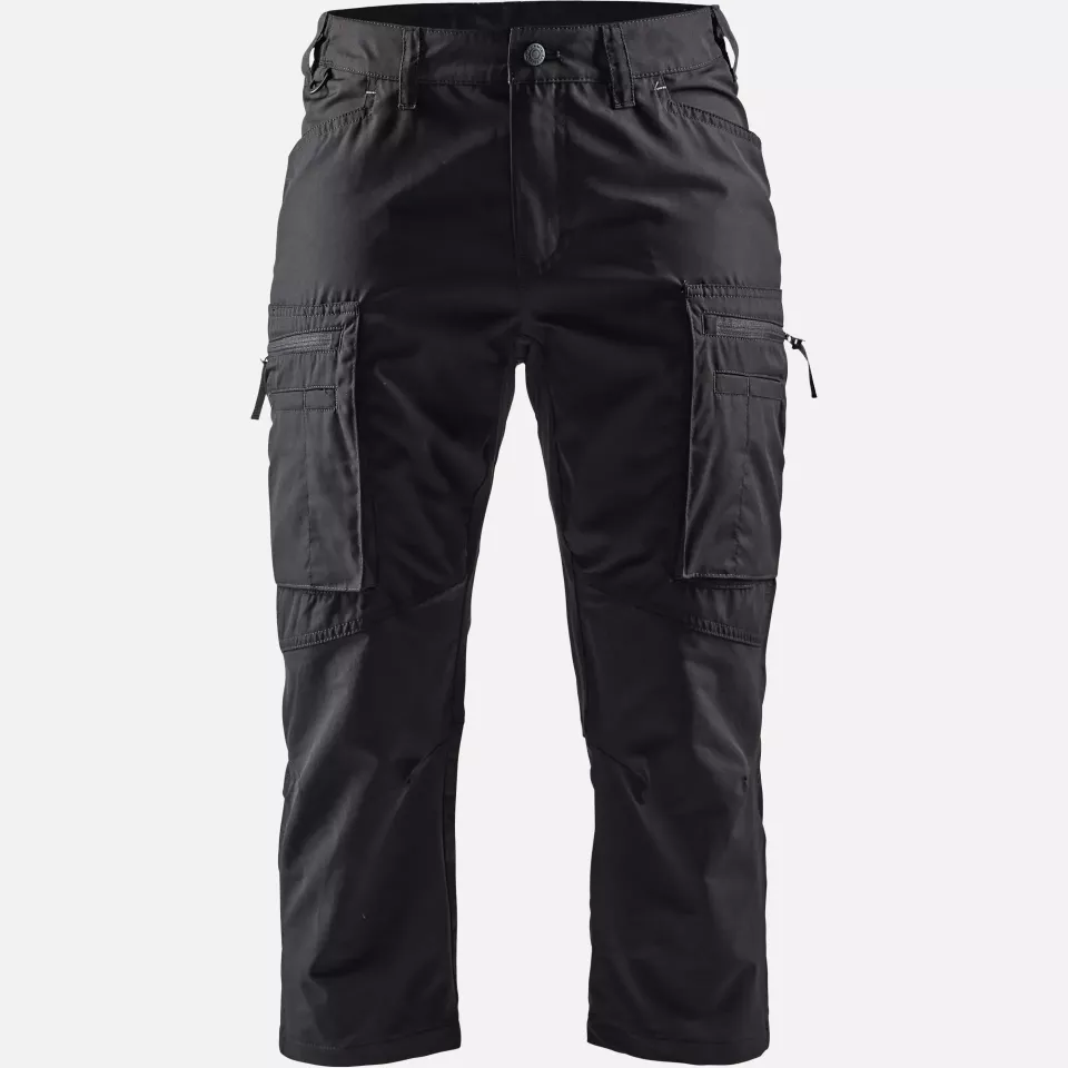 Blaklader 712918459900, Women's Stretch Pirate Trousers, Black, image 1, gallery thumbnail