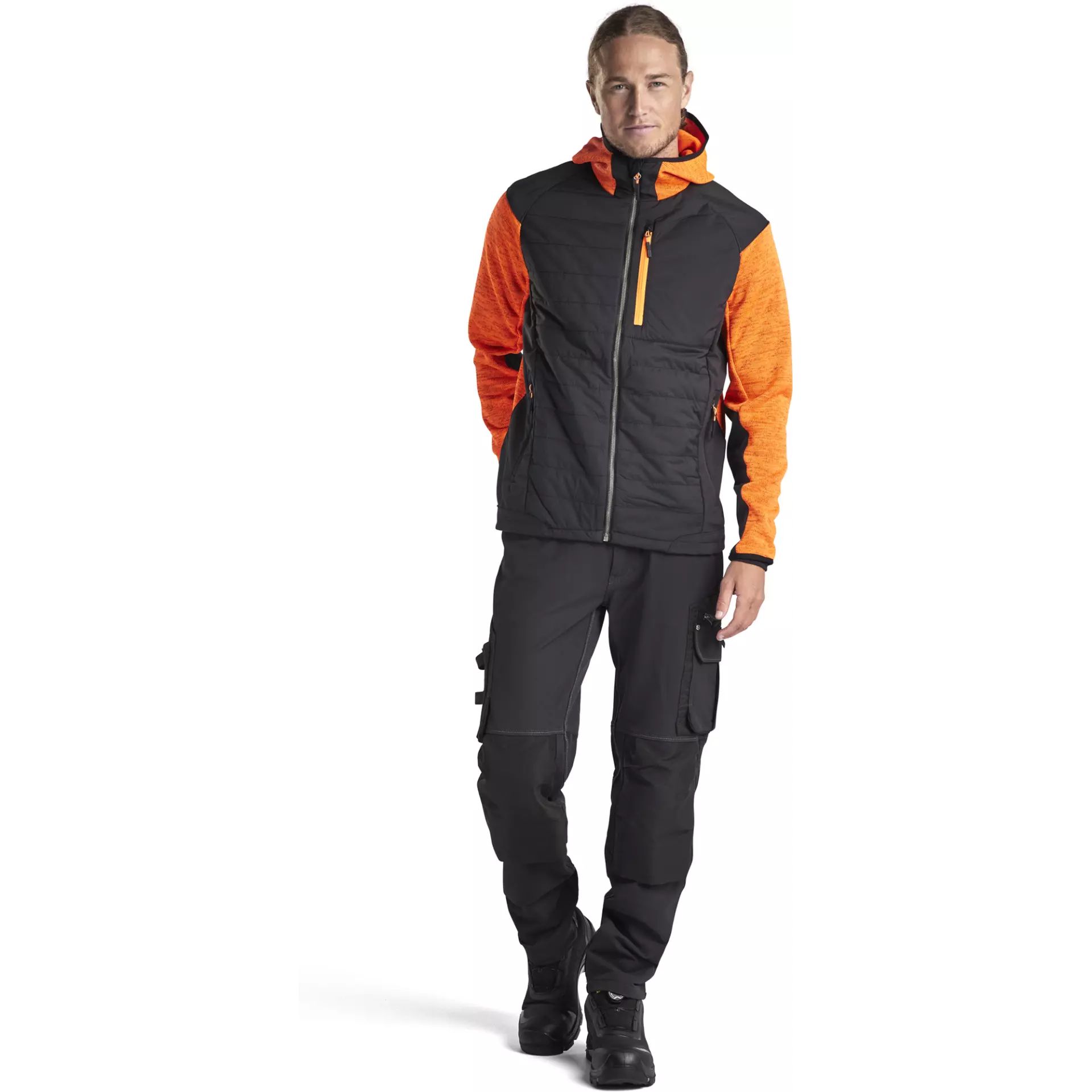 Blaklader 593021175399, Hybrid Jacket, Orange/Black, image 5