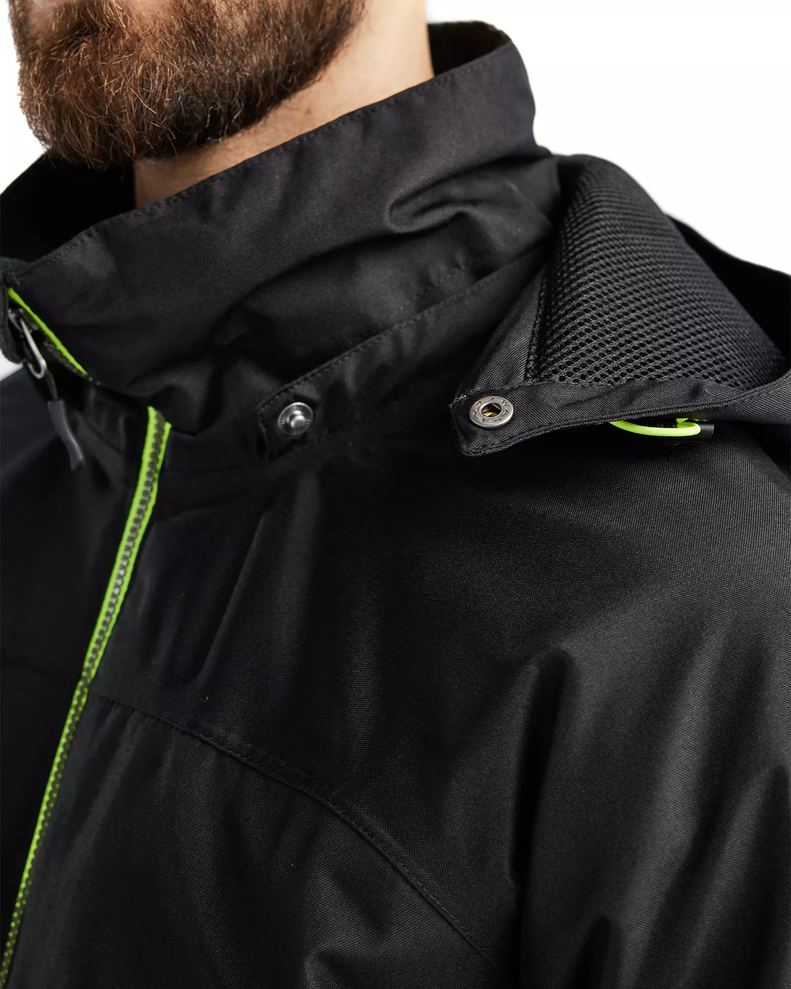 Blåkläder 489019779933, Lined Lightweight Winter Jacket, Black/Yellow, image 7