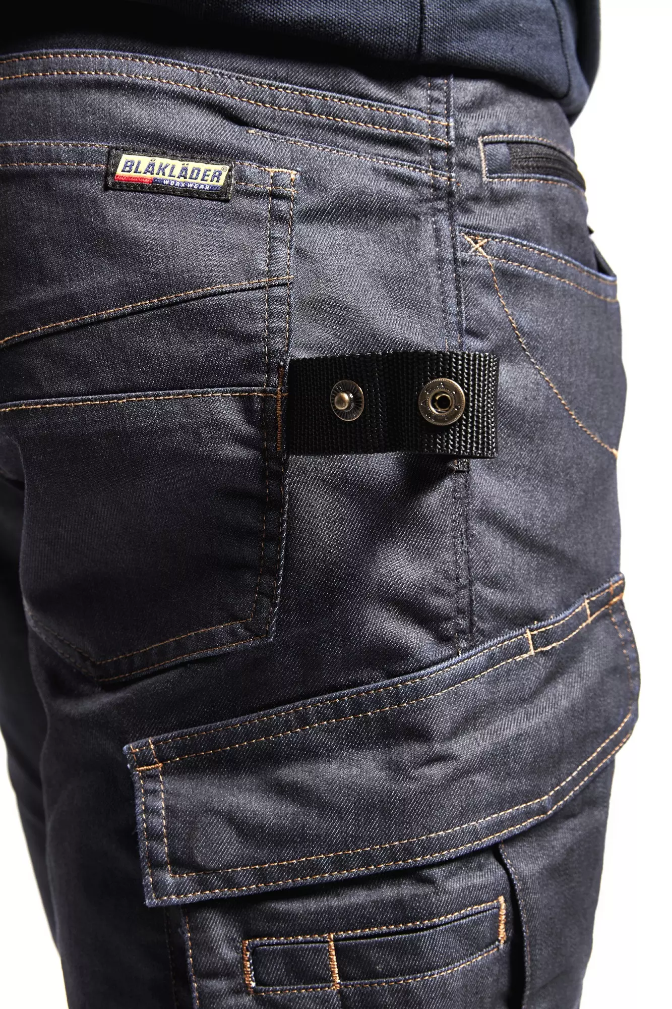 Blaklader 149711418999, Denim Stretch Work Trousers, Navy/Black, image 8