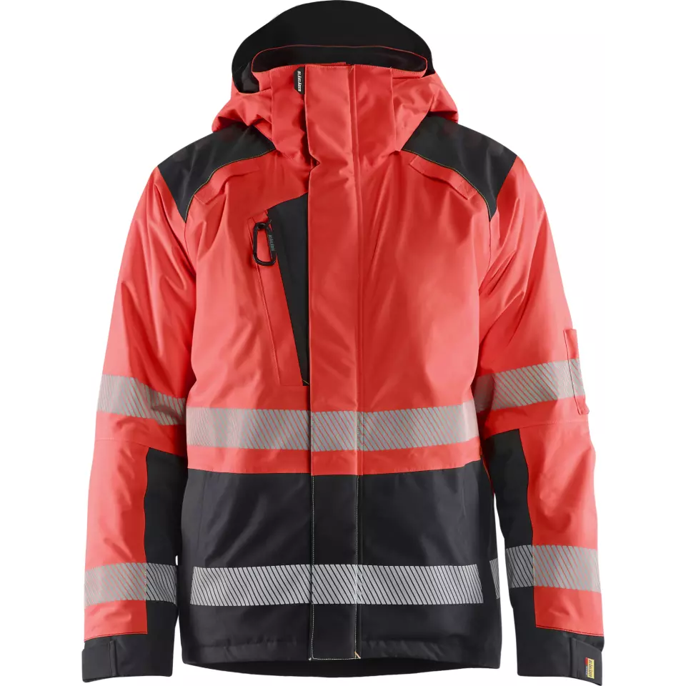 Blaklader 445519875599, High Vis Winter Jacket, Red/Black, image 1, gallery thumbnail