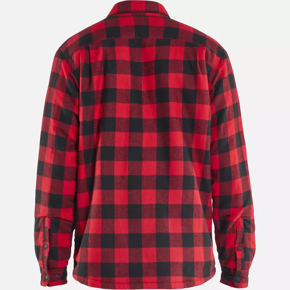 Blaklader 470411685699, Pilefutter Flanellhemd, Rot/Schwarz, image 4, gallery thumbnail