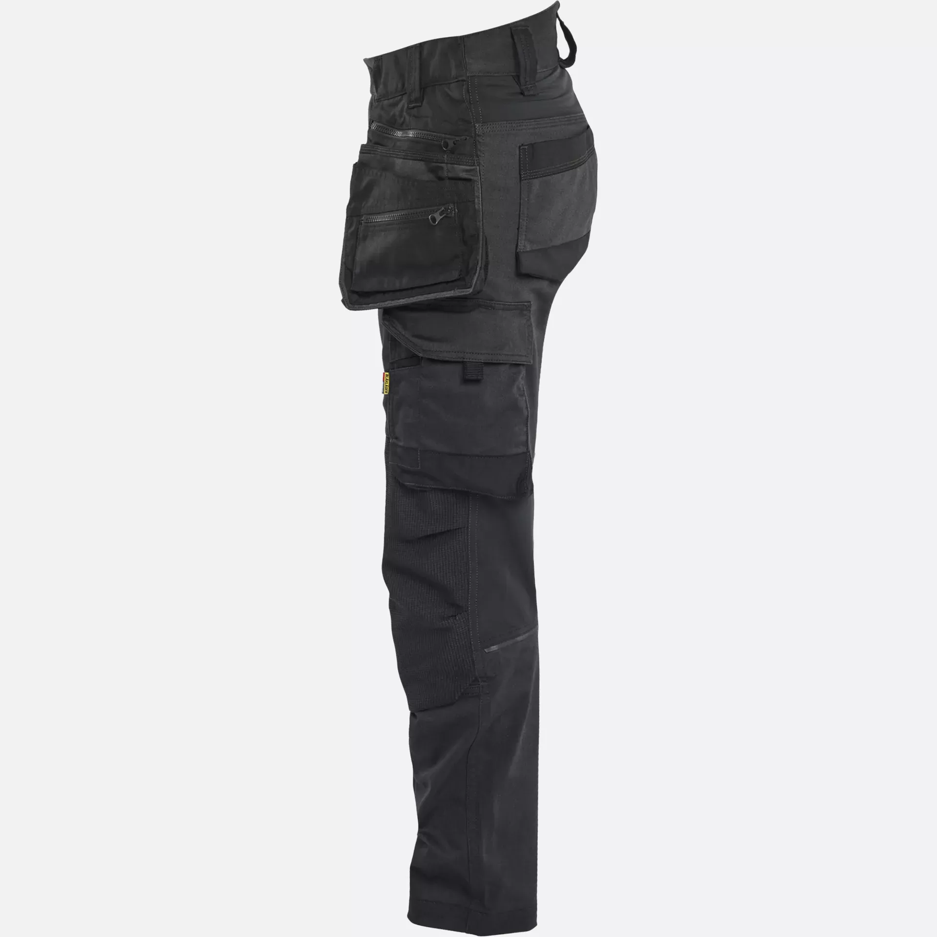 Blaklader 717011499999, STRIKER Ladies Stretch Craftsman Work Trousers, Black/Black, image 2