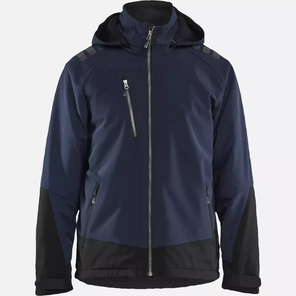 Blaklader 475025138699, Softshell Winter Jacket Lightly Lined, Dark Navy/Black, image 1, gallery thumbnail