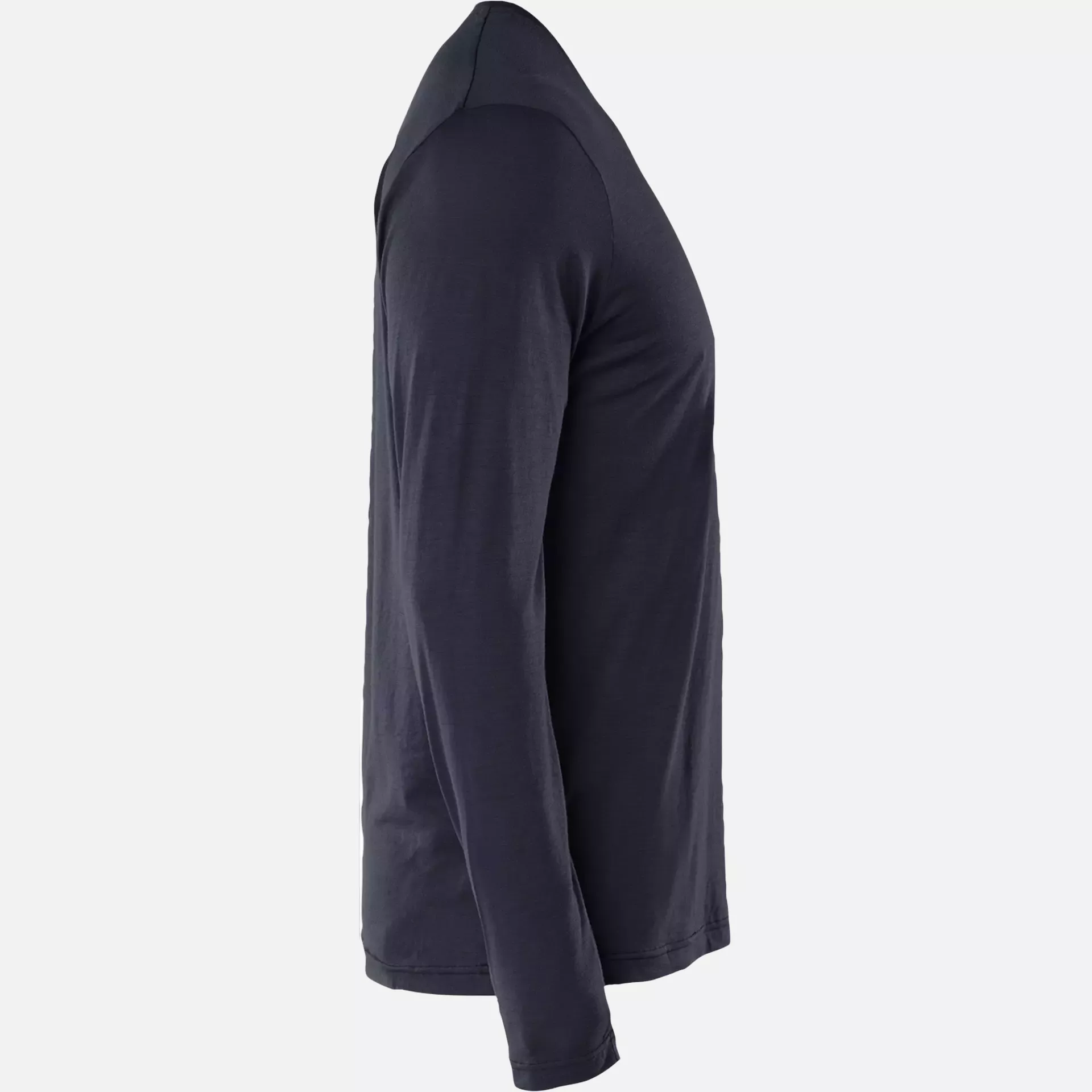 Blaklader 353817438600, Merino Wool Long Sleeve Shirt, Dark Navy, image 2