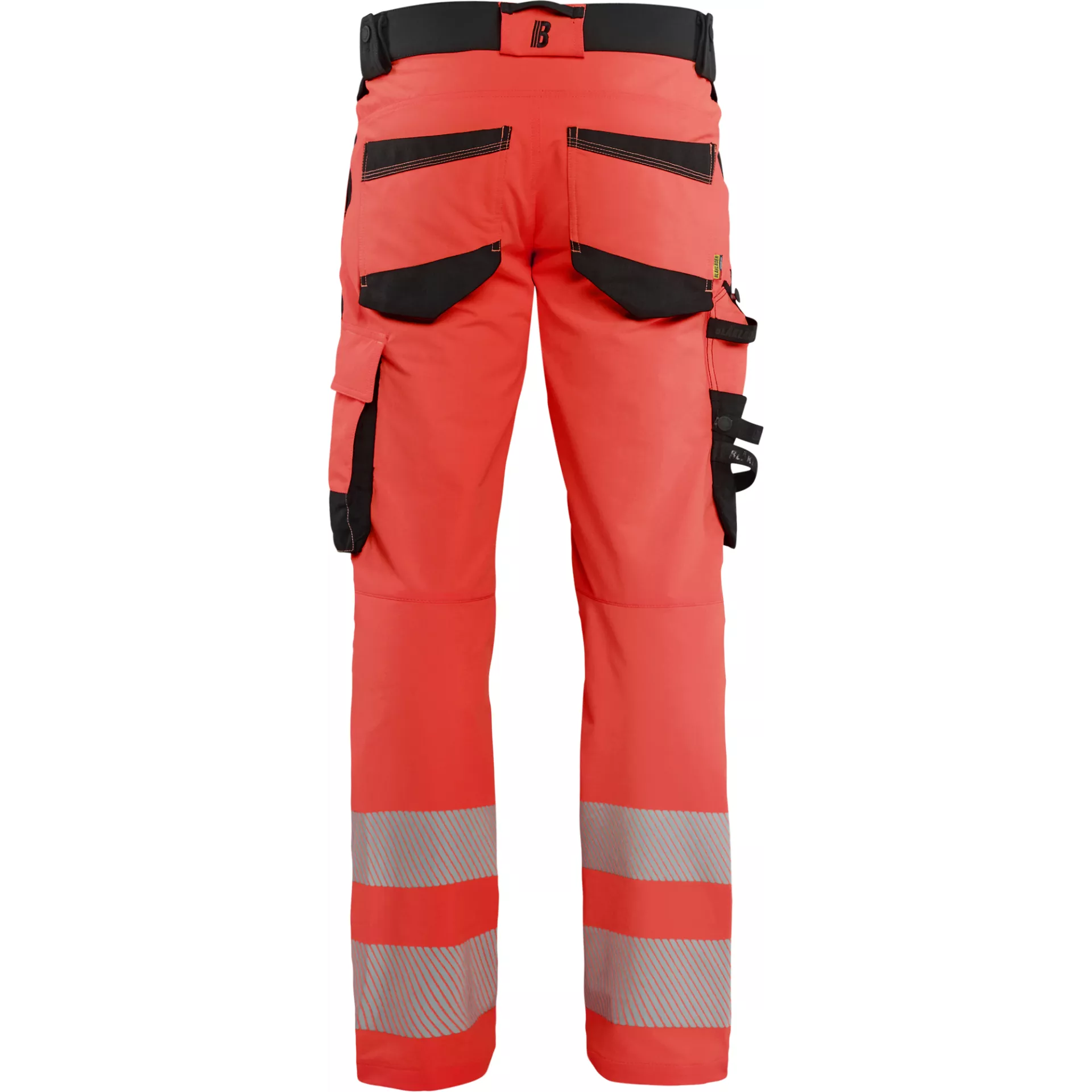 Blaklader 112416485599, Hi-Vis Work Trousers 4-Way Stretch, Hi-Vis Red/Black, image 4