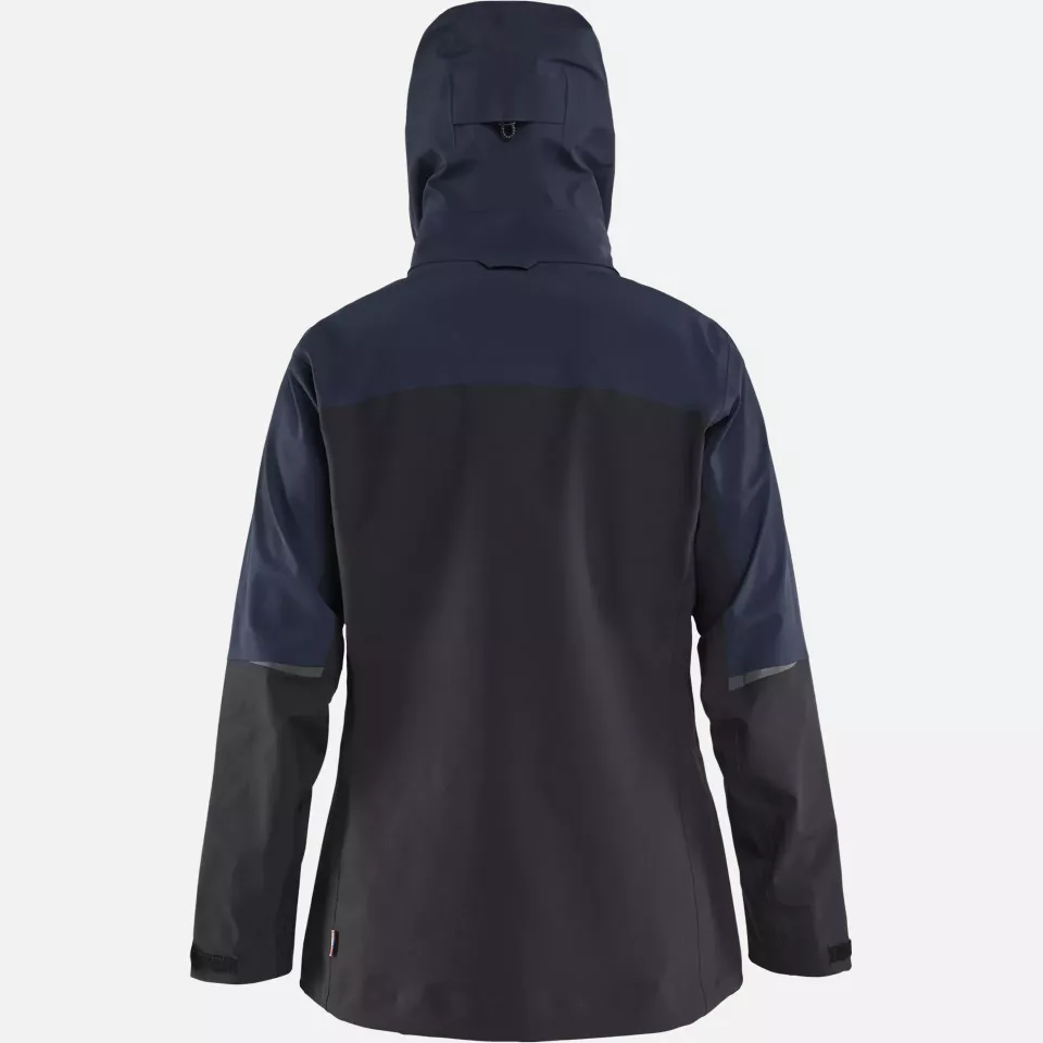Blaklader 470819168633, Striker Ladies Stretch Shell Jacket, Dark Navy/High Vis Yellow, image 5, gallery thumbnail