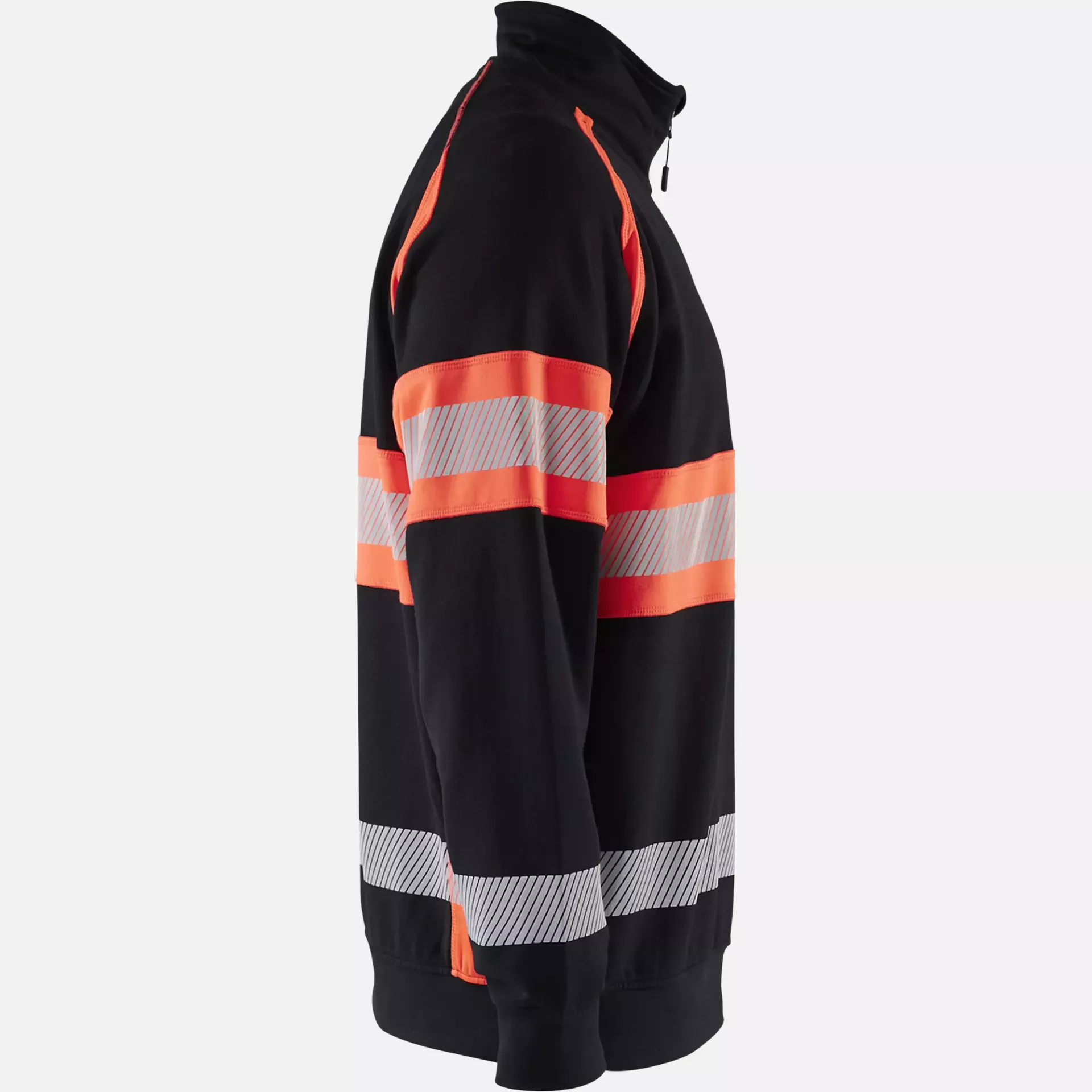 Blaklader 355311589955, High Vis Sweatshirt, Black/High Vis Red, image 2