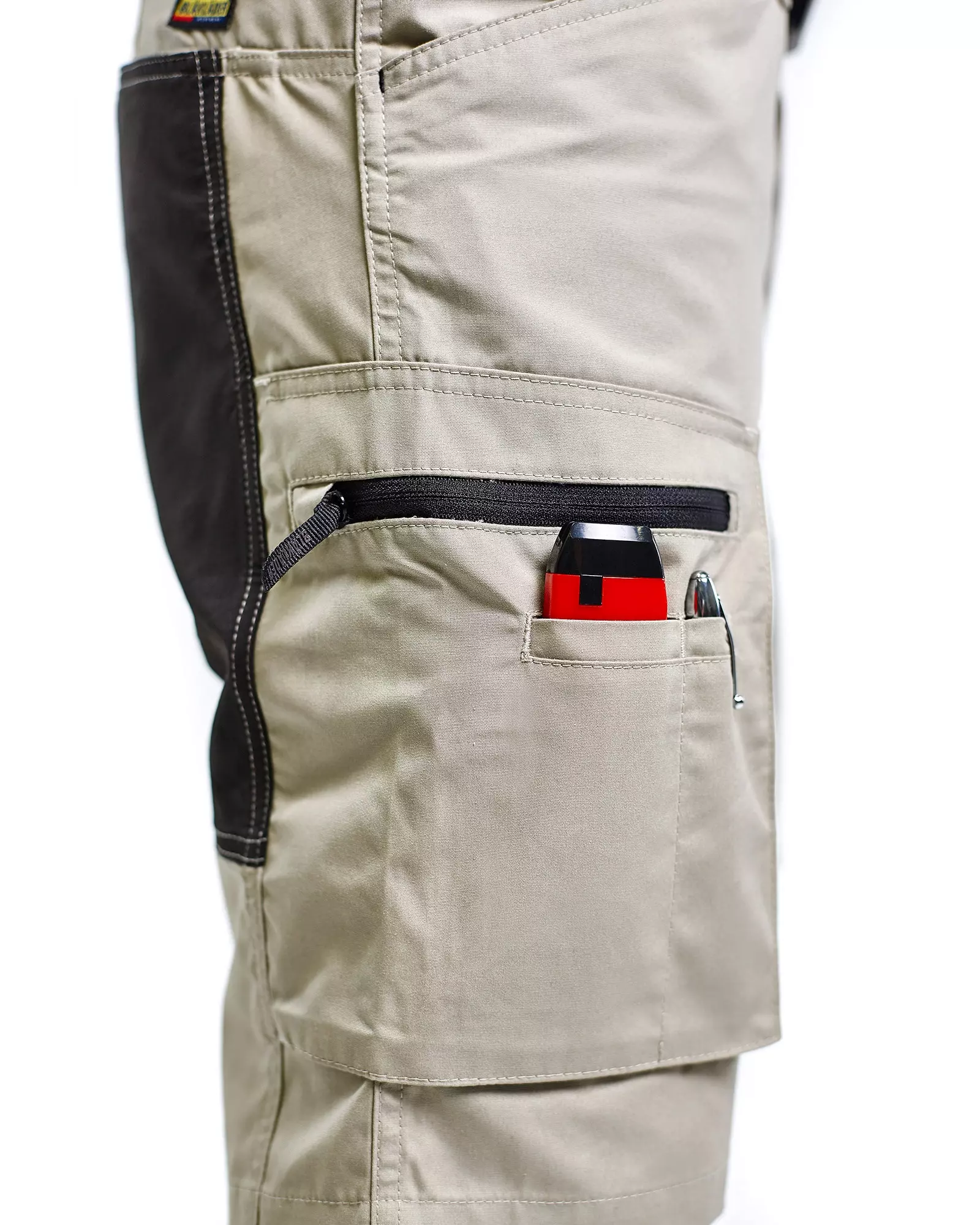 Blaklader 144918452799, Stretch Shorts, Stone Grey/Black, image 6