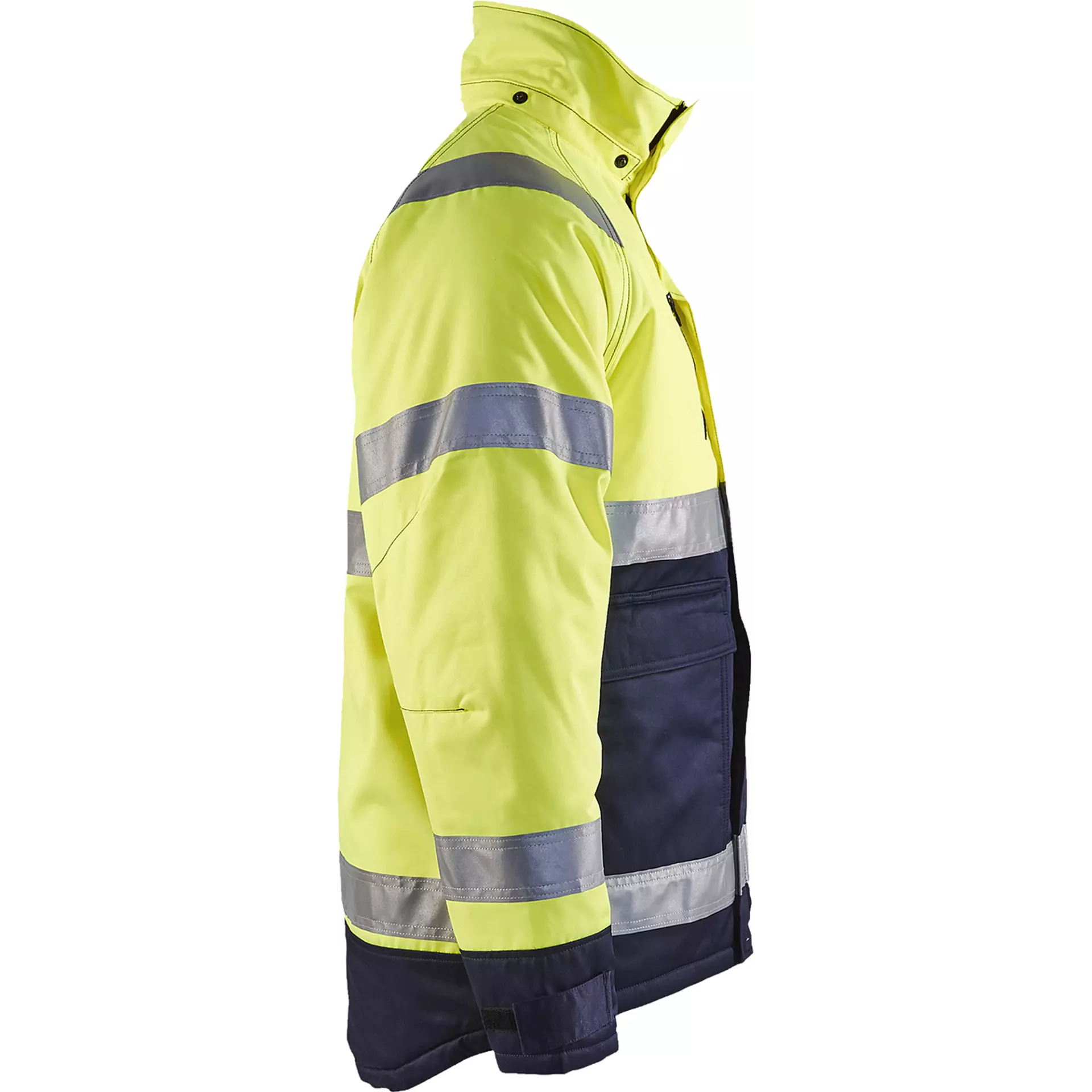 Blaklader 482819003389, High Vis Winter Jacket, Yellow/Navy Blue, image 2