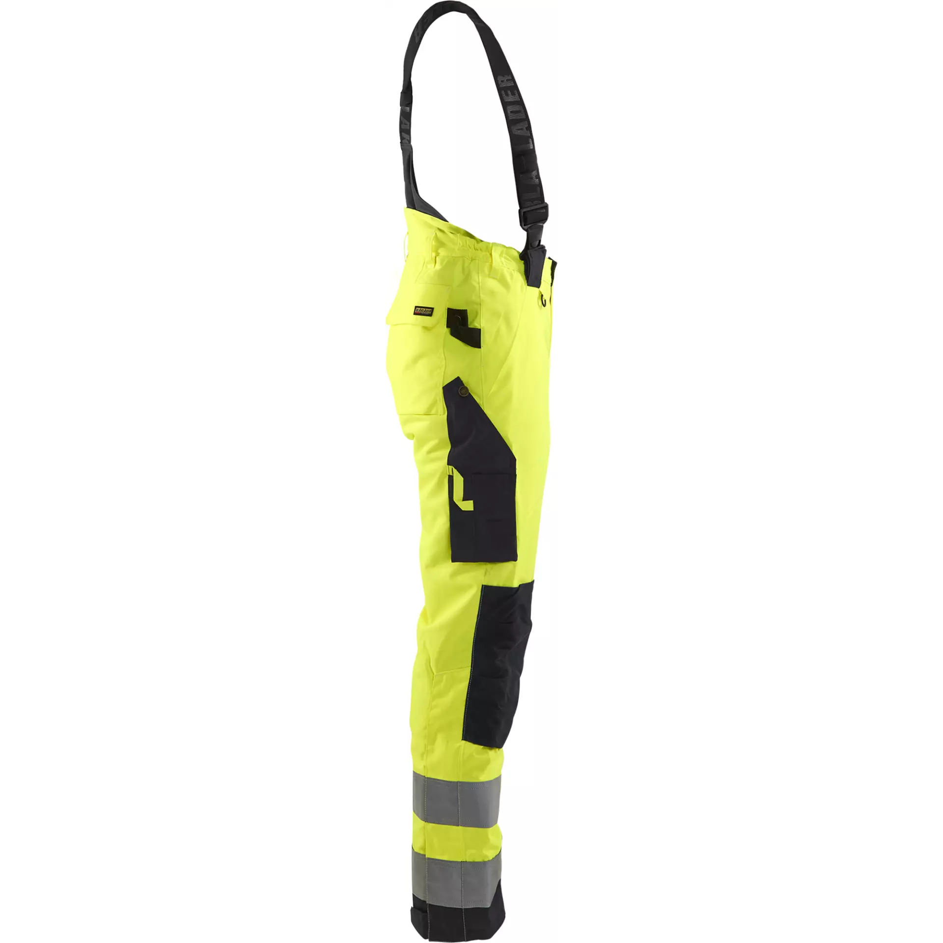 Blåkläder 788519773399, High Vis Ladies Winter Work Trousers, Yellow/Black, image 2