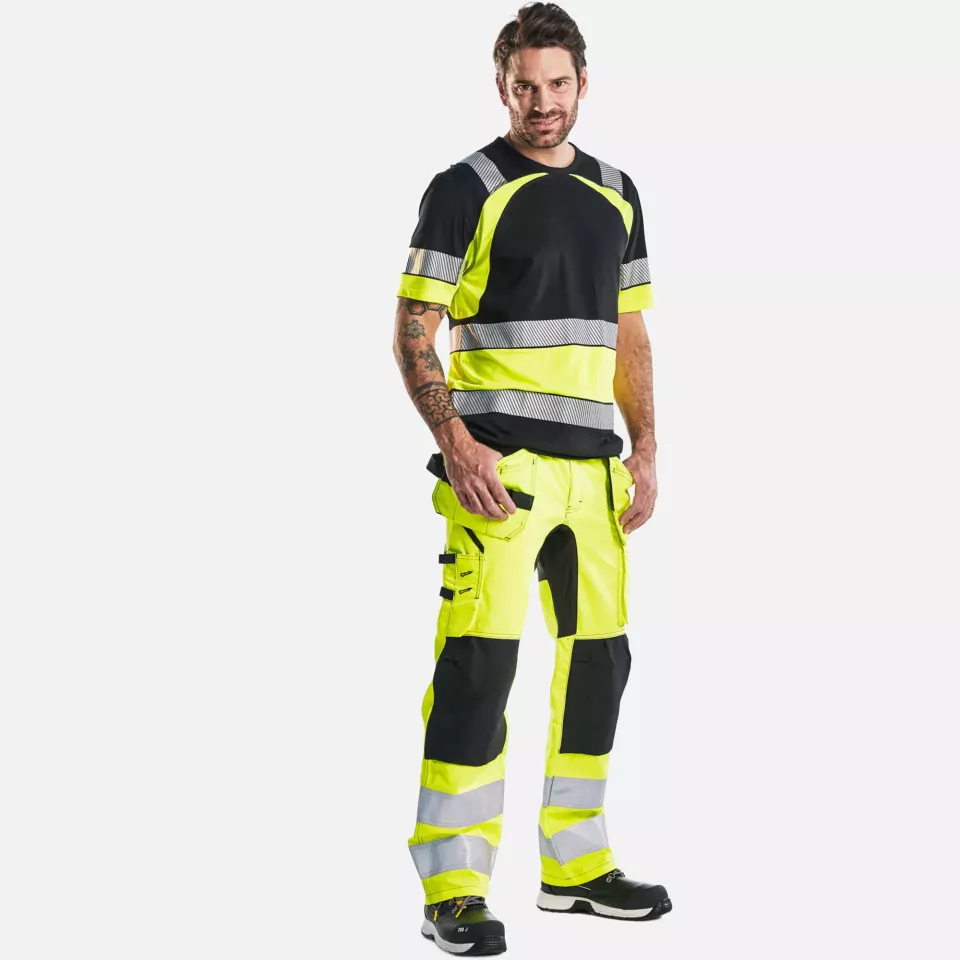Blaklader 342110309933, High Vis T-Shirt, Schwarz/Gelb, image 5, gallery thumbnail