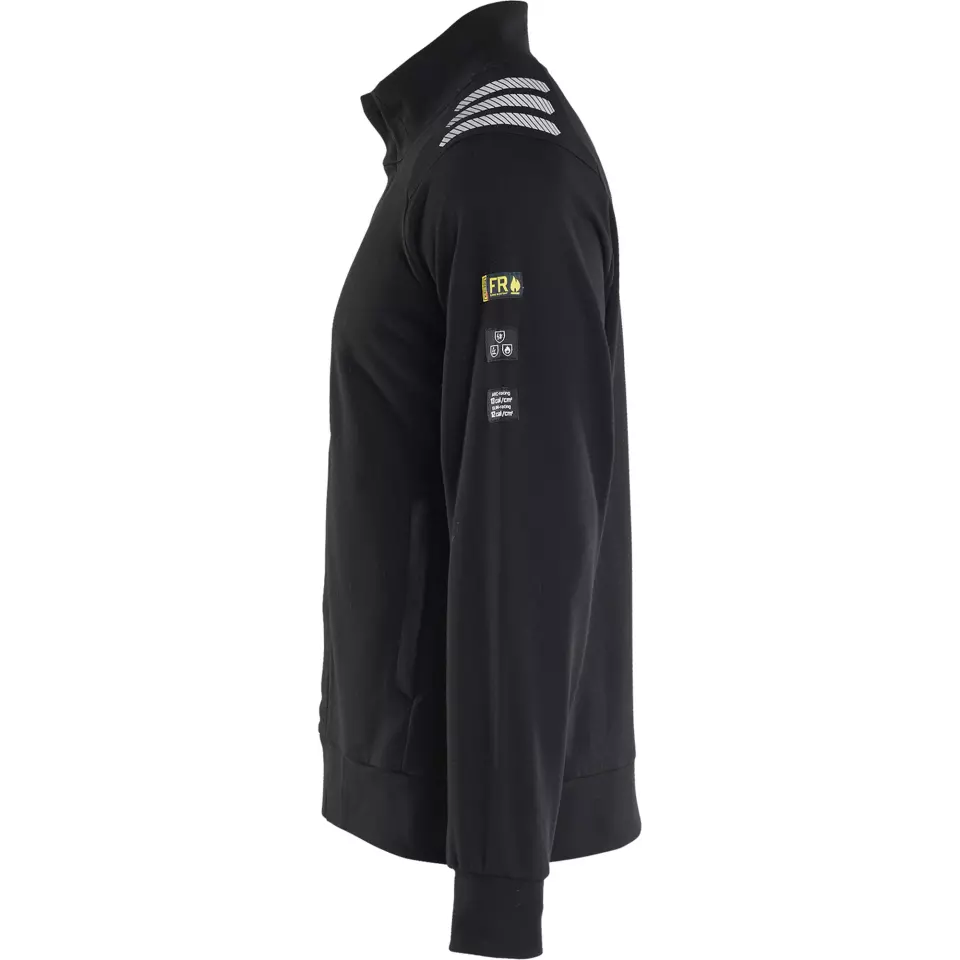 Blaklader 345317629900, Flammschutz Sweatshirt mit Reißverschluss, Schwarz, image 2, gallery thumbnail