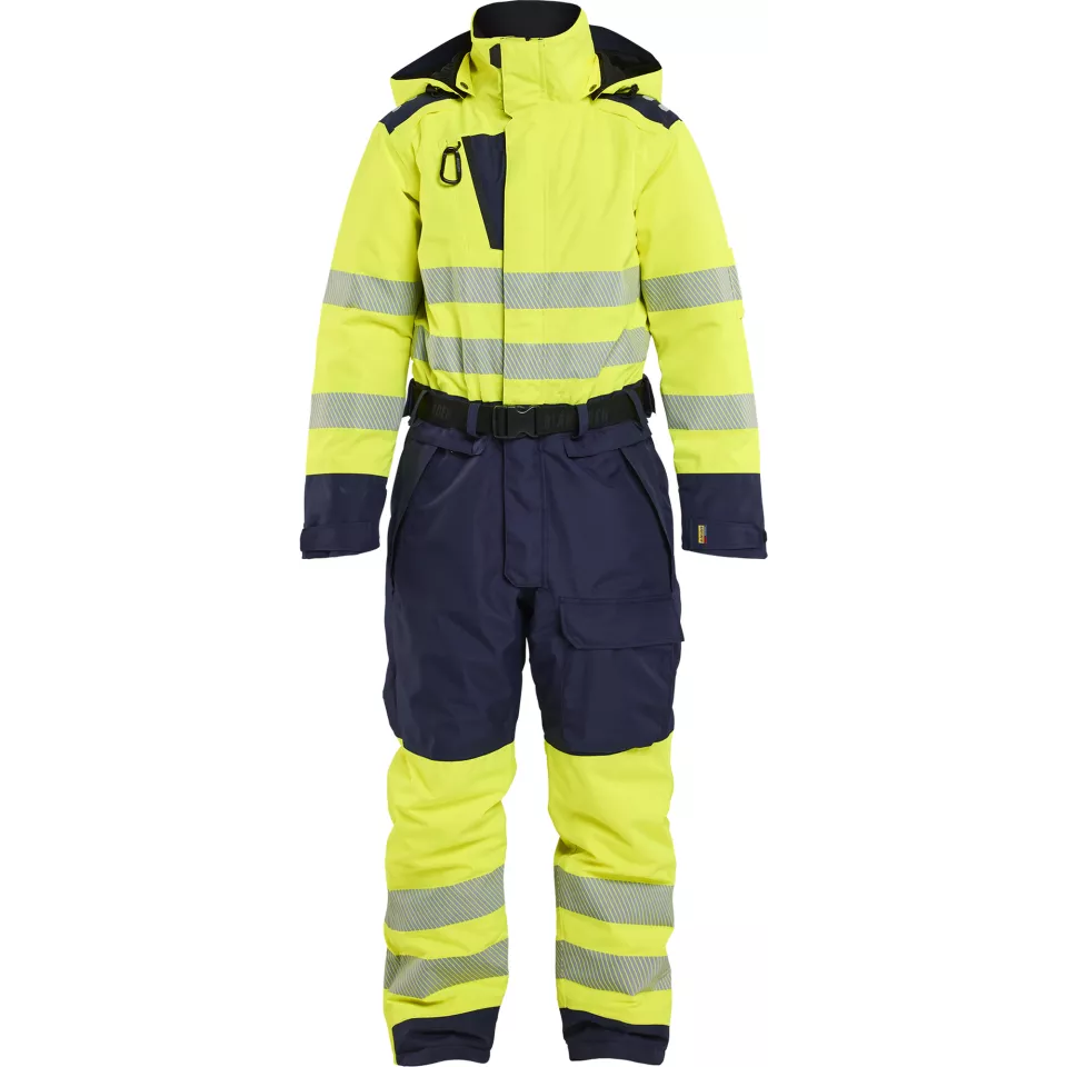 Blaklader 672619773389, Ladies High Vis Winter Coverall, High Vis Yellow/Navy