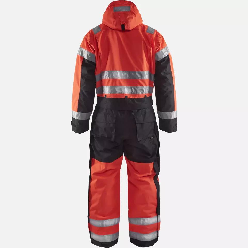 Blaklader 676319775599, High Vis Winter Coverall, Red/Black, image 3, gallery thumbnail