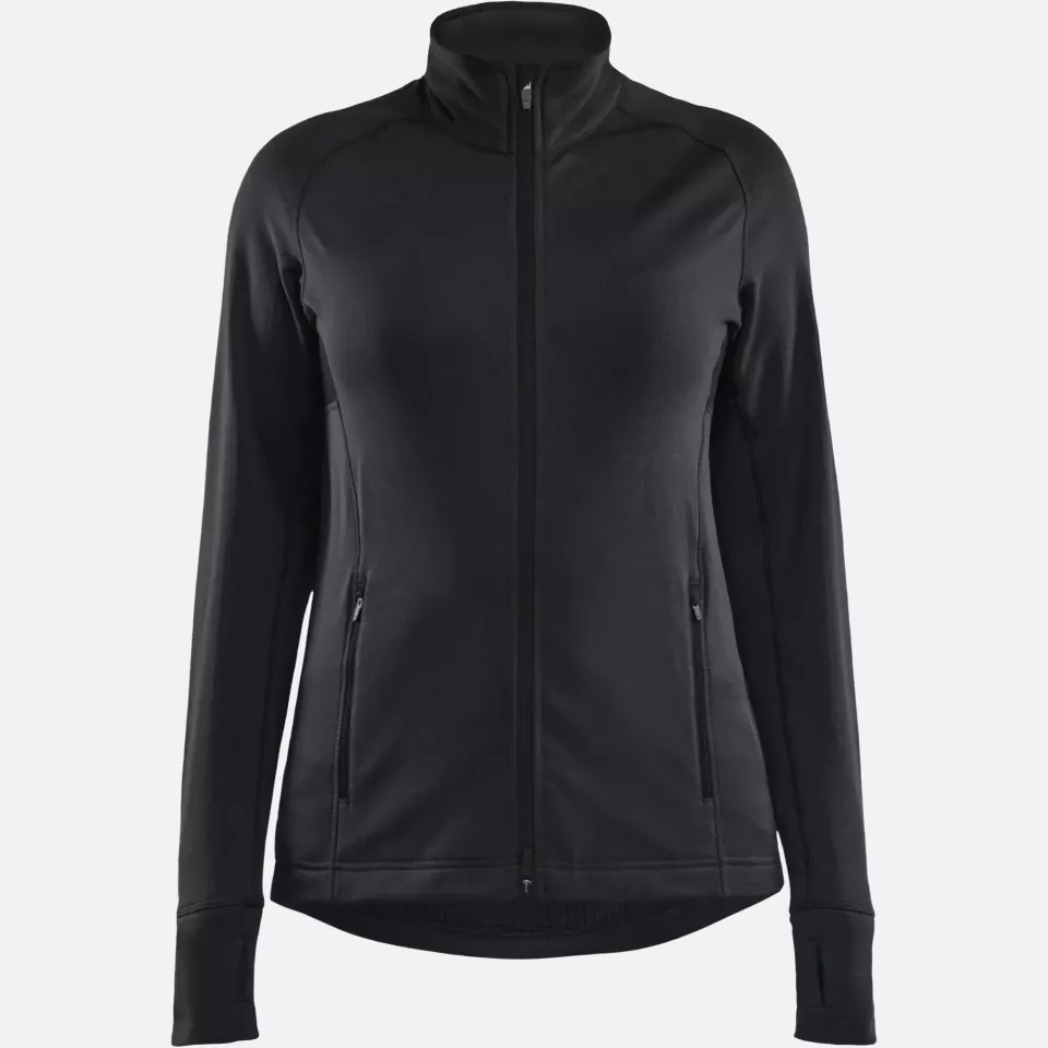 Blaklader 474525399900, STRIKER Women's Fleece Jacket, Black, image 1, gallery thumbnail