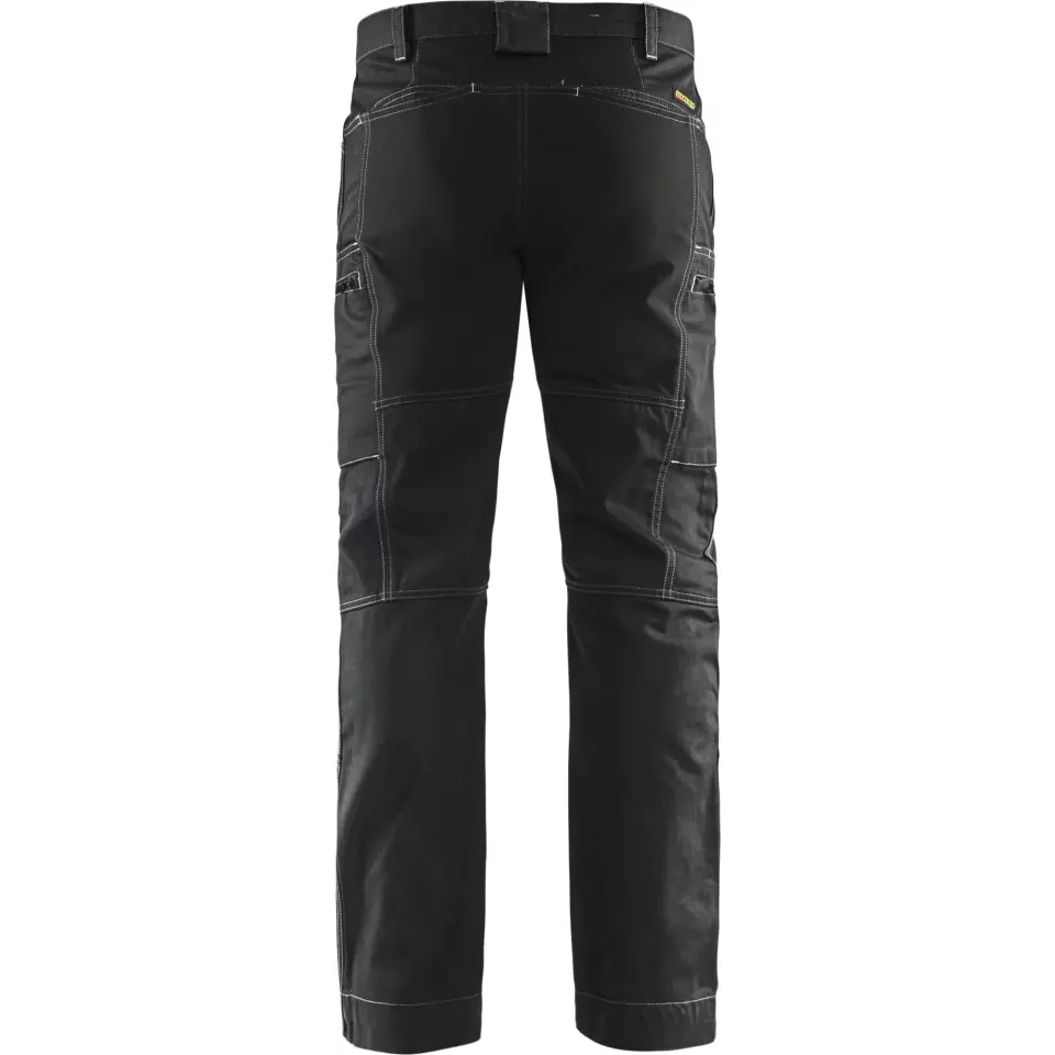 Blaklader 145911429900, Denim Stretch Work Trousers, Black, image 4, gallery thumbnail