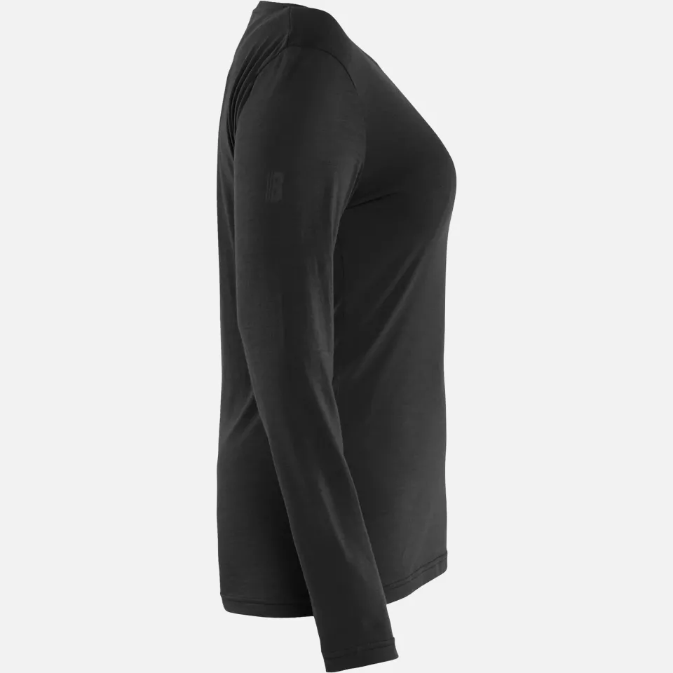 Blaklader 353917439900, Damen Langarm-T-Shirt aus Merinowolle, Schwarz, image 2, gallery thumbnail