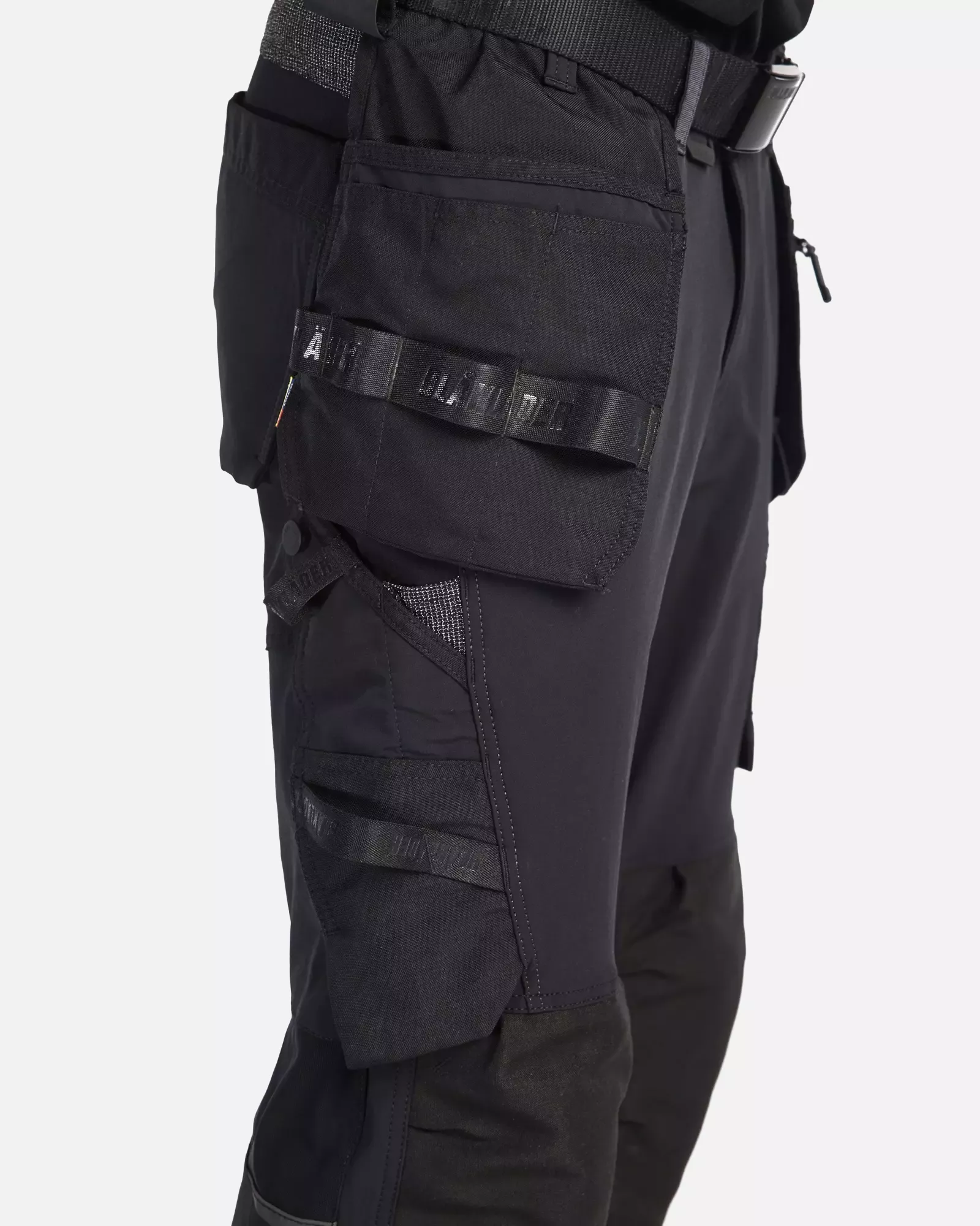 Blaklader 152116459998, 4-Way Stretch Craftsman Pirate Trousers, Black/Dark Grey, image 6