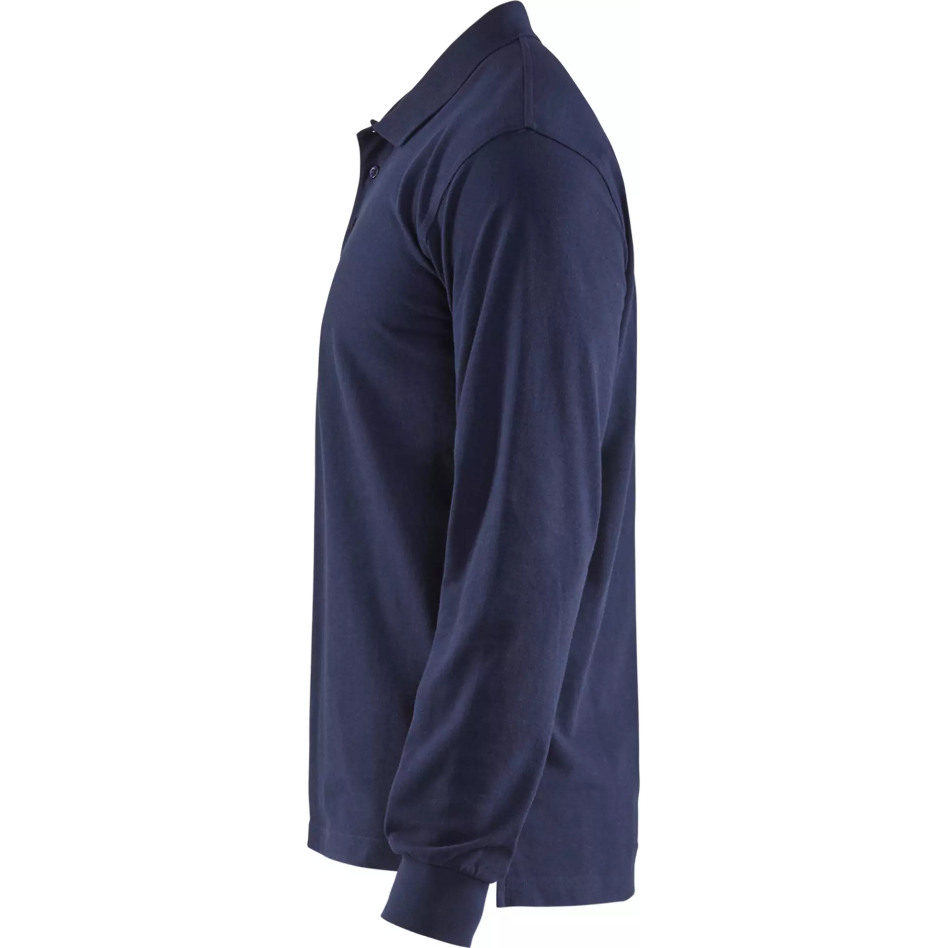 Blåkläder 338810508900, Long Sleeve Polo Shirt, Navy Blue, image 3