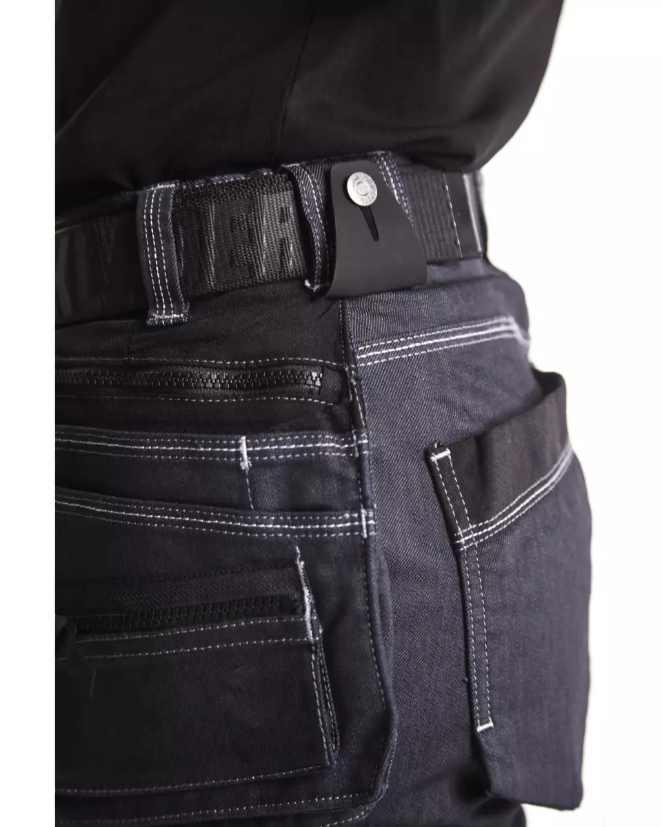 Blaklader 799011418999, X1900 Women's Stretch Craftsman Work Trousers, Navy/Black, image 7, gallery thumbnail