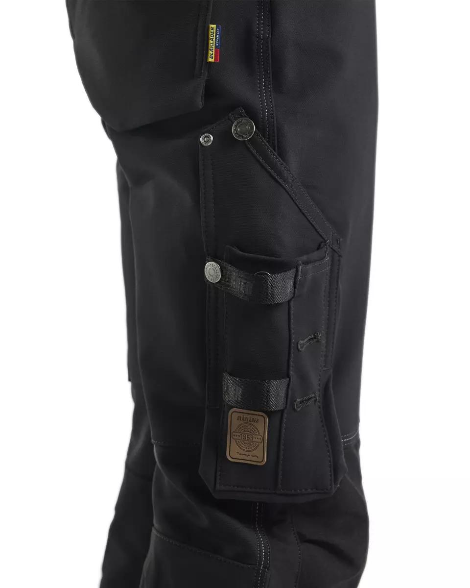 Blaklader 198916449900, X1900 4-Way Stretch Craftsman Work Trousers, Black, image 6, gallery thumbnail