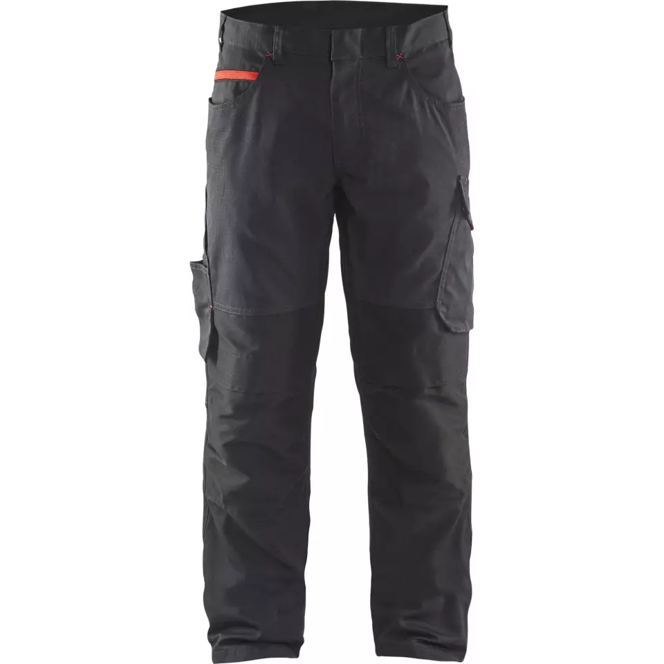 Blaklader 149513309956, Stretch Work Trousers, Black/Red