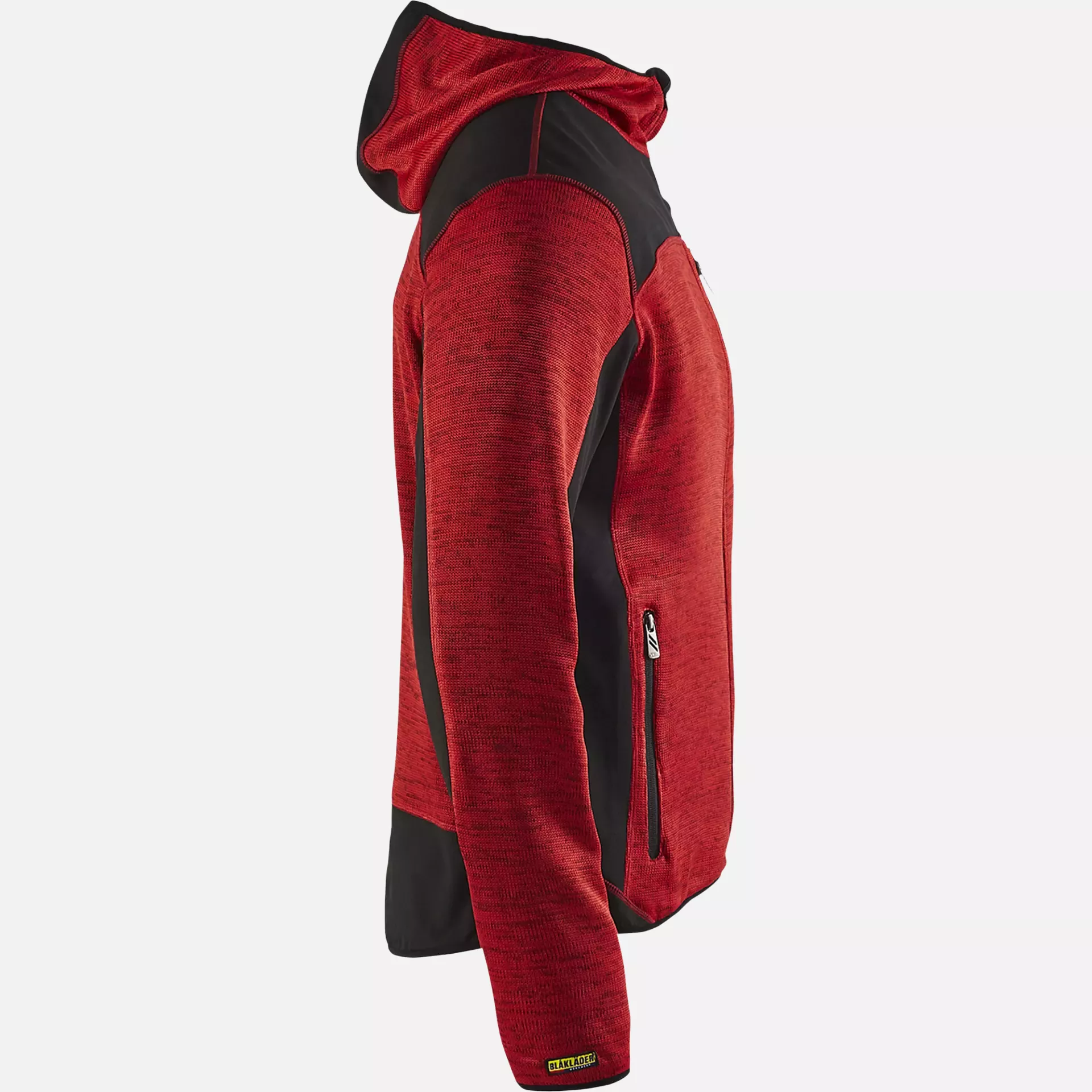 Blaklader 493021175699, Softshell Knitted Jacket, Red/Black, image 2