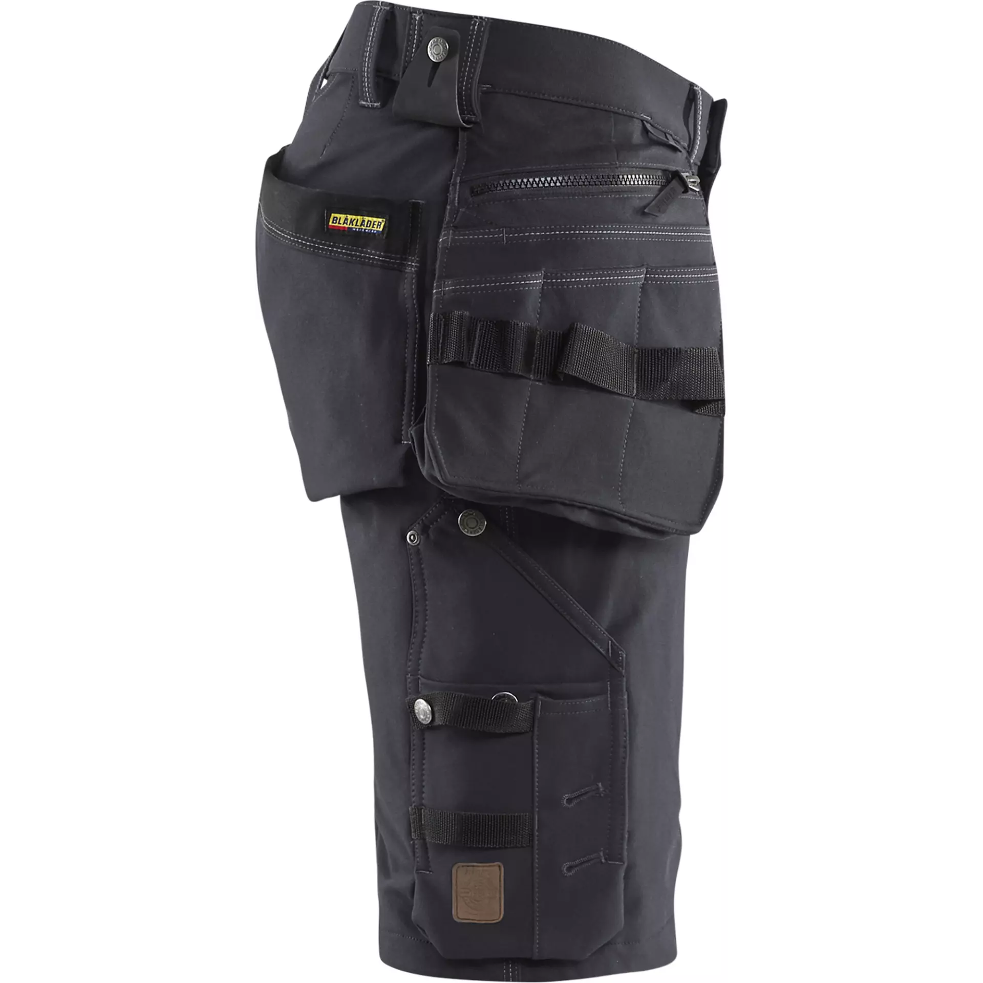 Blaklader 198816449899, X1900 4-Way Stretch Craftsman Shorts, Dark Grey/Black, image 2