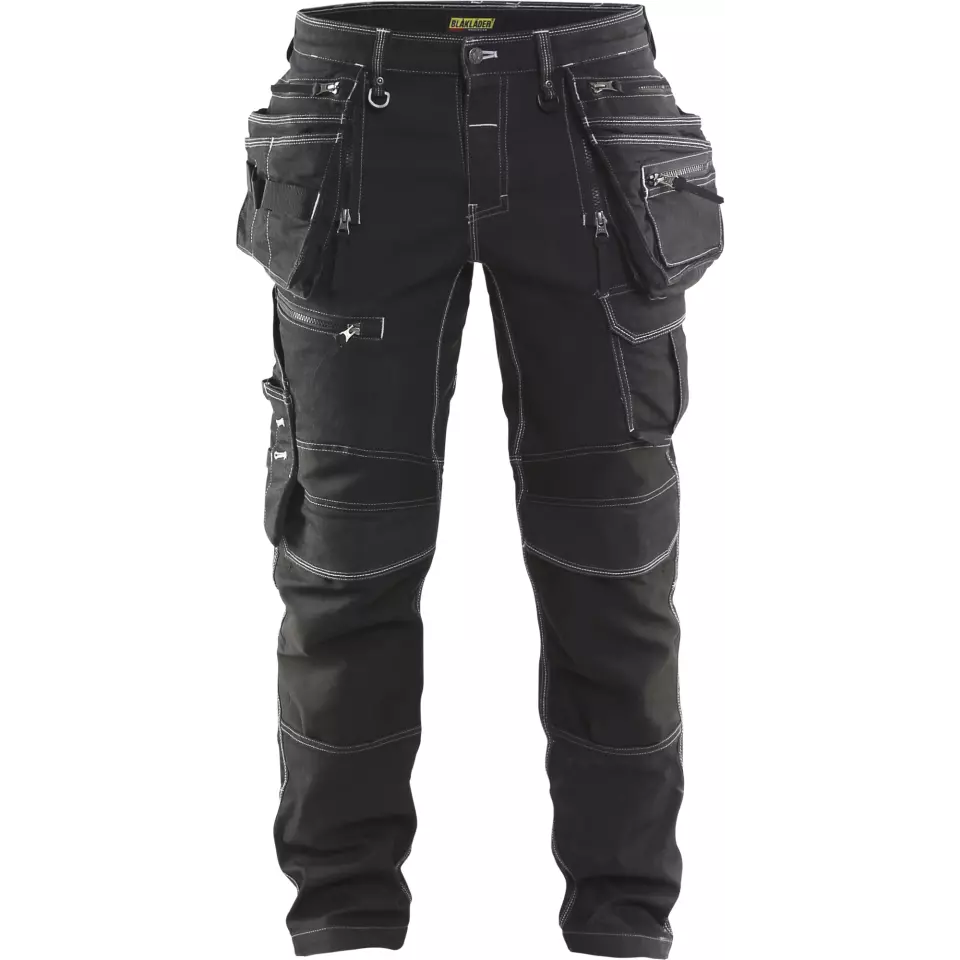 Blåkläder 199011419900, X1900 Stretch Craftsman Work Trousers, Black, image 1, gallery thumbnail